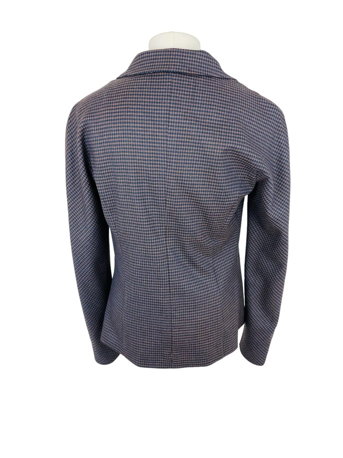 GINGHAM BLAZER JACKET