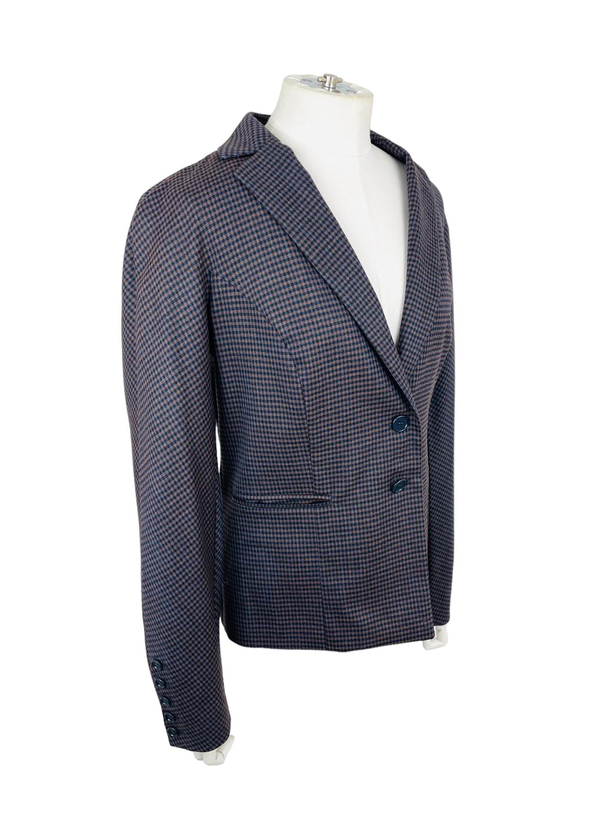 GINGHAM BLAZER JACKET