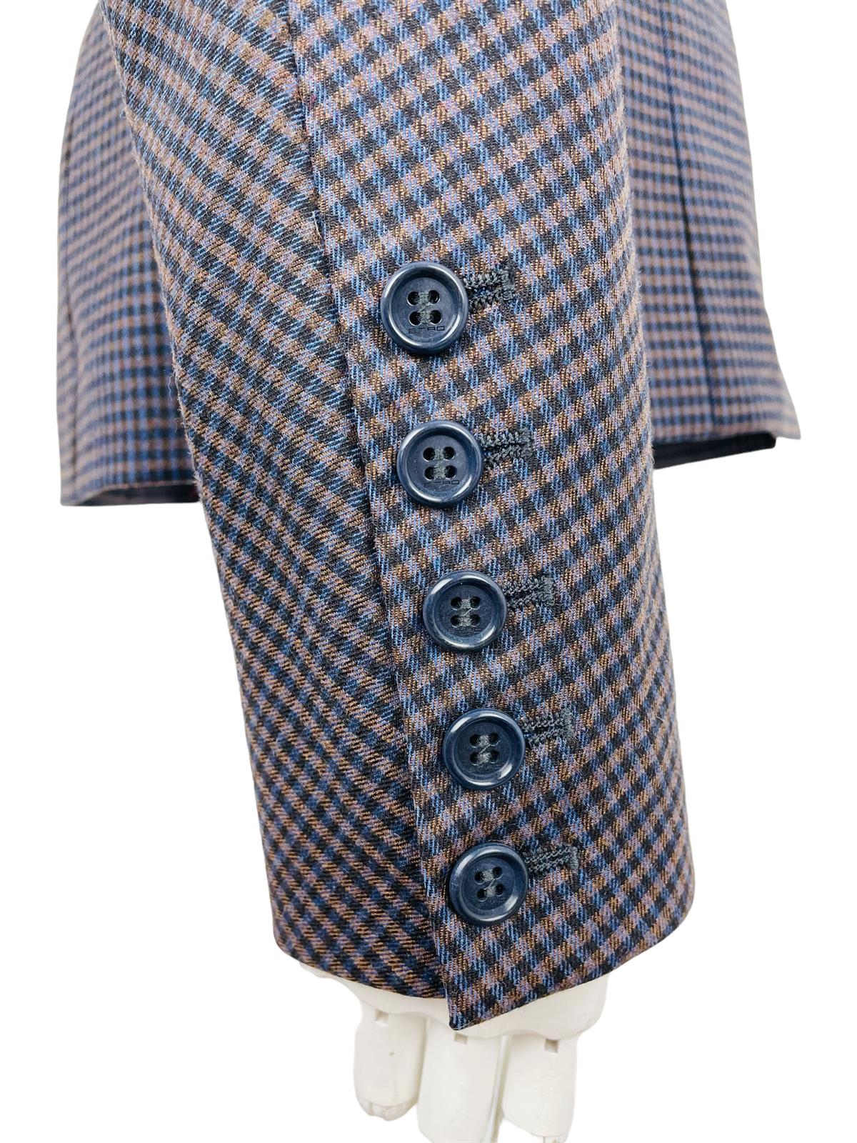 GINGHAM BLAZER JACKET