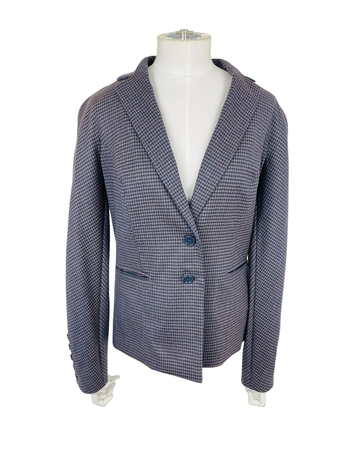 GINGHAM BLAZER JACKET