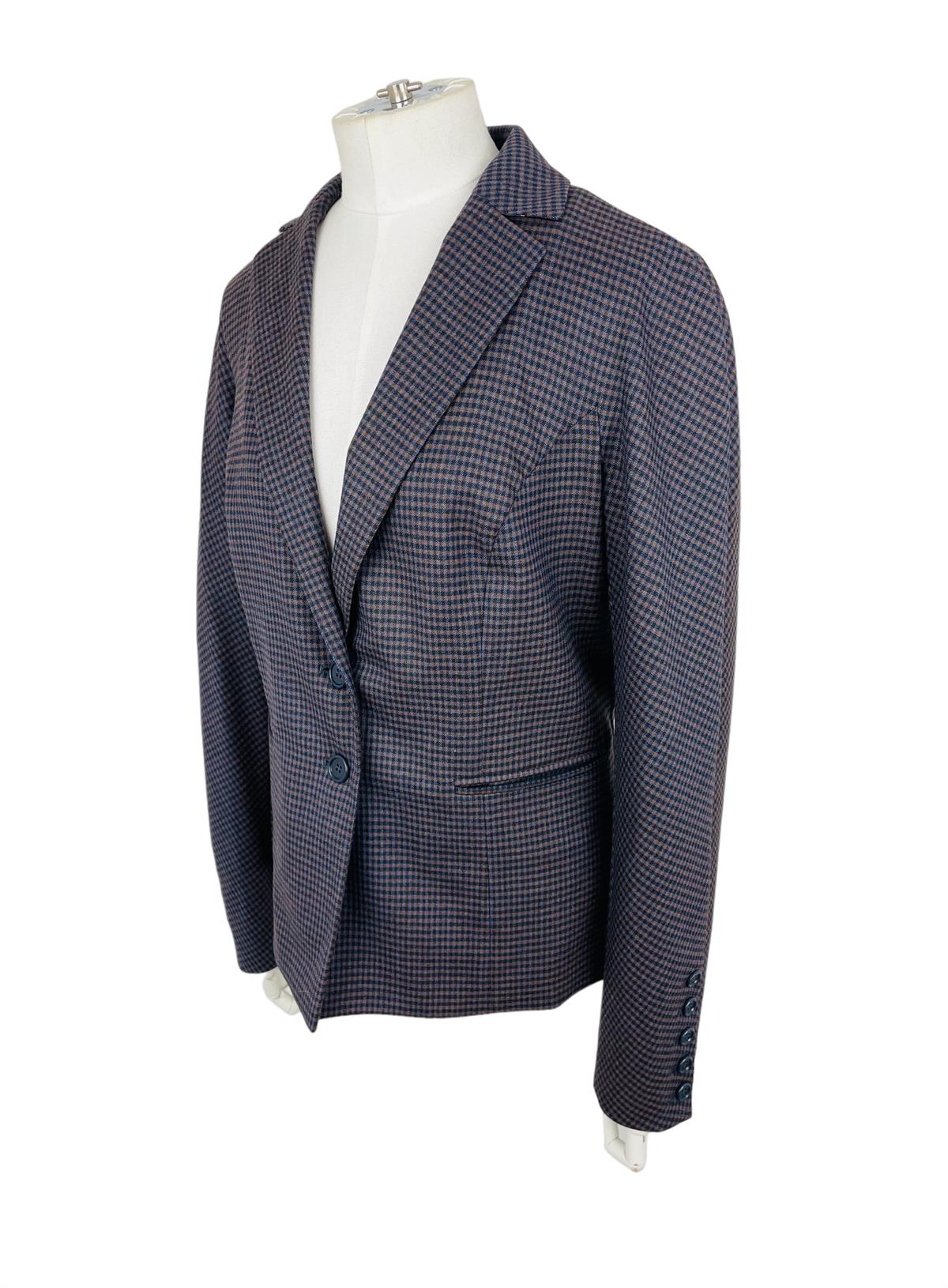 GINGHAM BLAZER JACKET