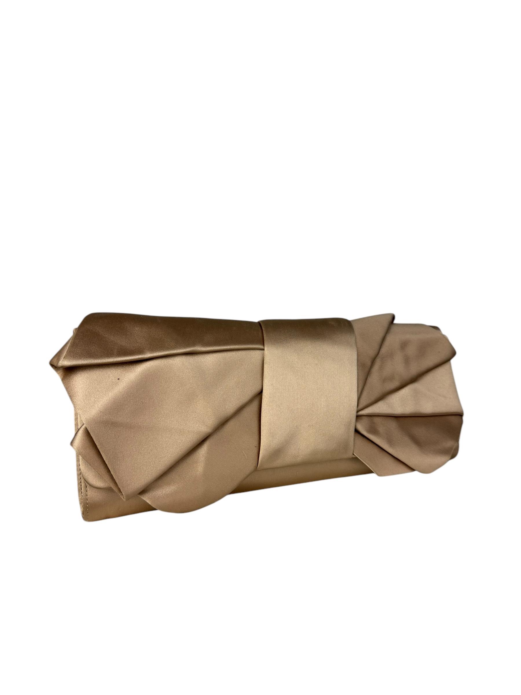 GIUSSEPPE ZANOTTI BLUSH SATIN CLUTCH