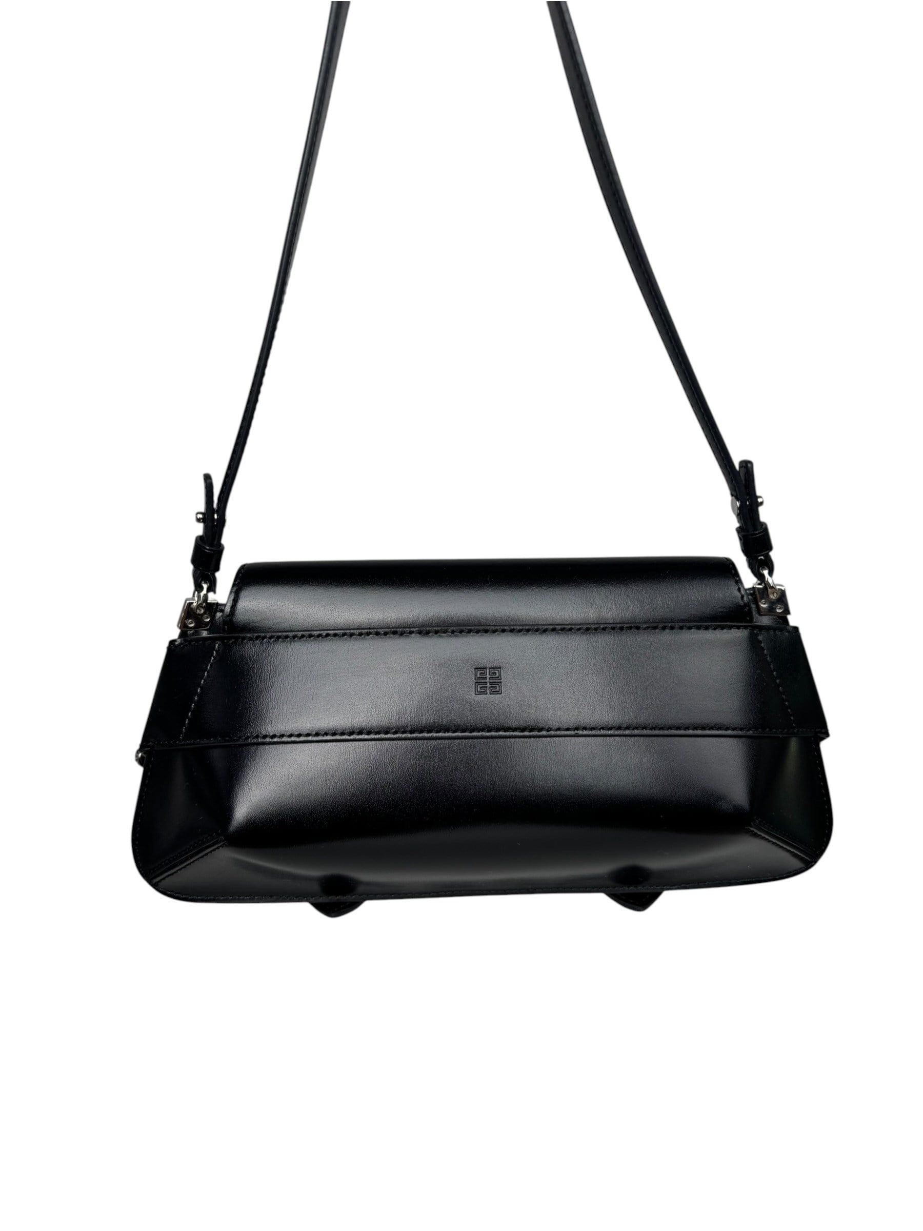 GIVENCHY VOYOU LEATHER SHOULDER BAG