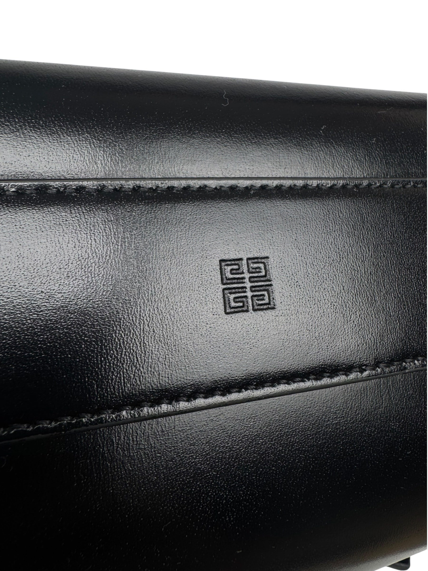 GIVENCHY VOYOU LEATHER SHOULDER BAG