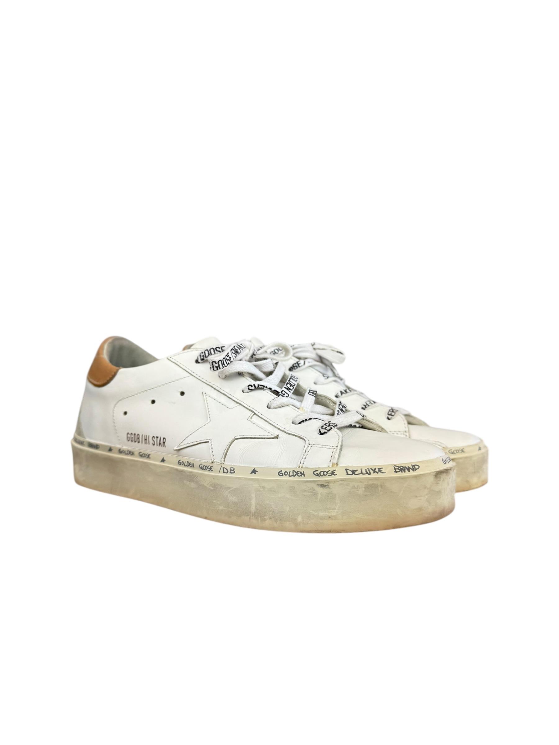 GOLDEN GOOSE HI STAR SNEAKERS