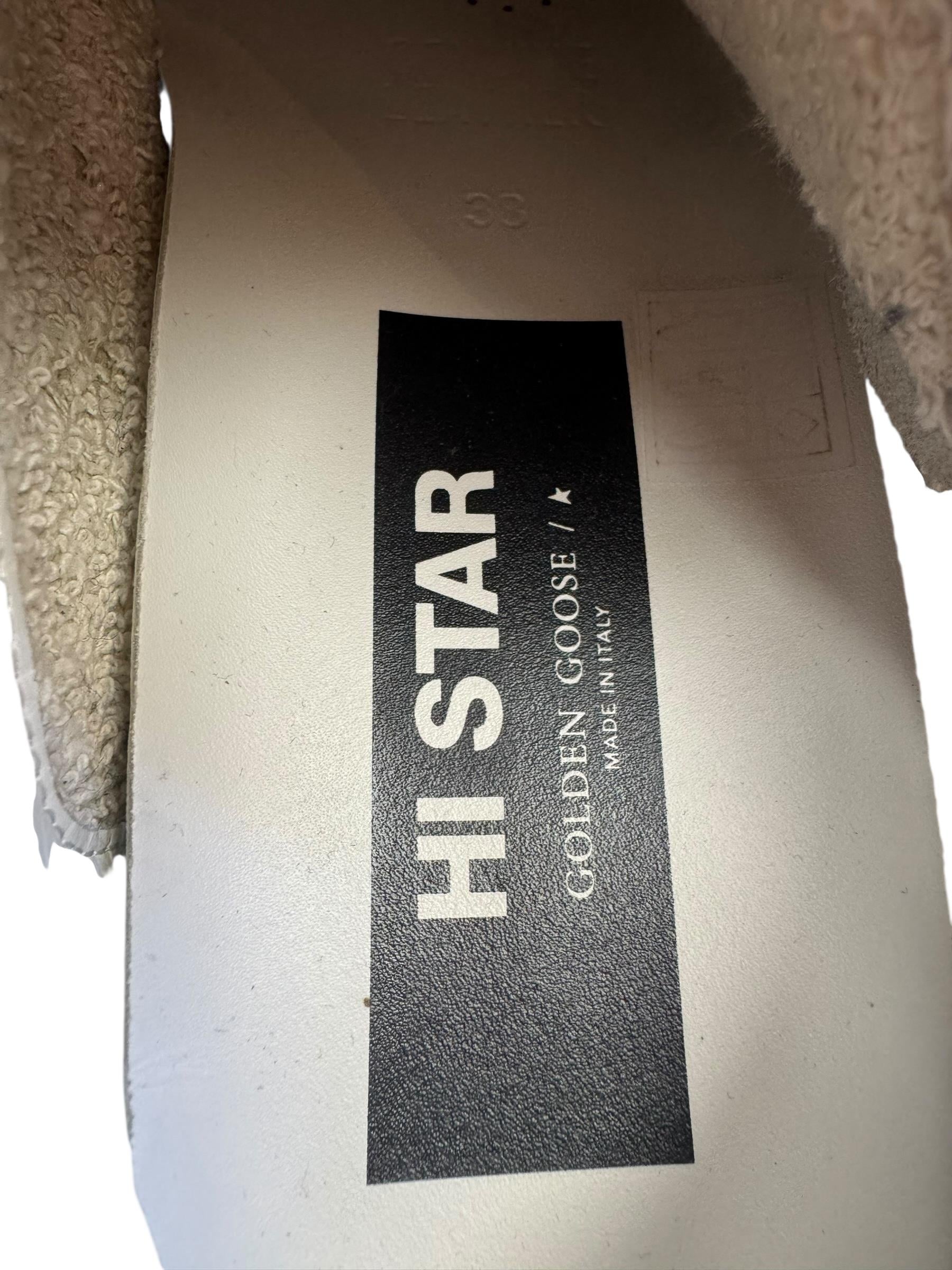 GOLDEN GOOSE HI STAR SNEAKERS