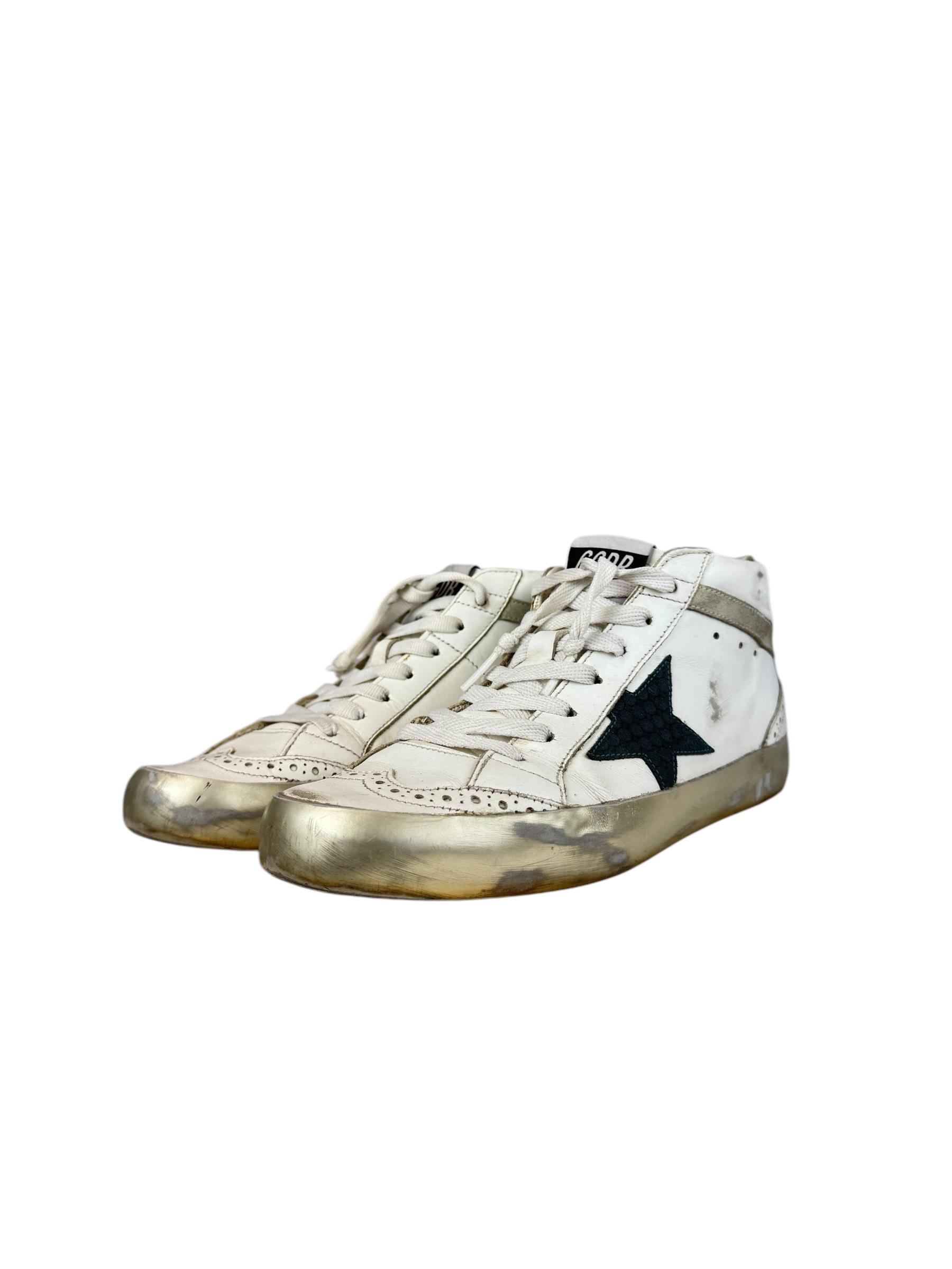 GOLDEN GOOSE MID STAR SNEAKERS