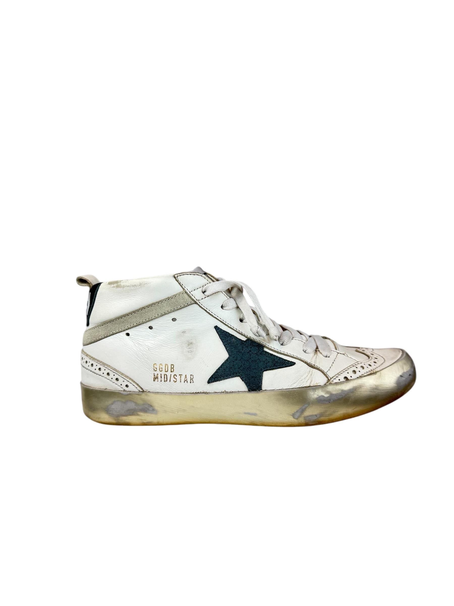 GOLDEN GOOSE MID STAR SNEAKERS