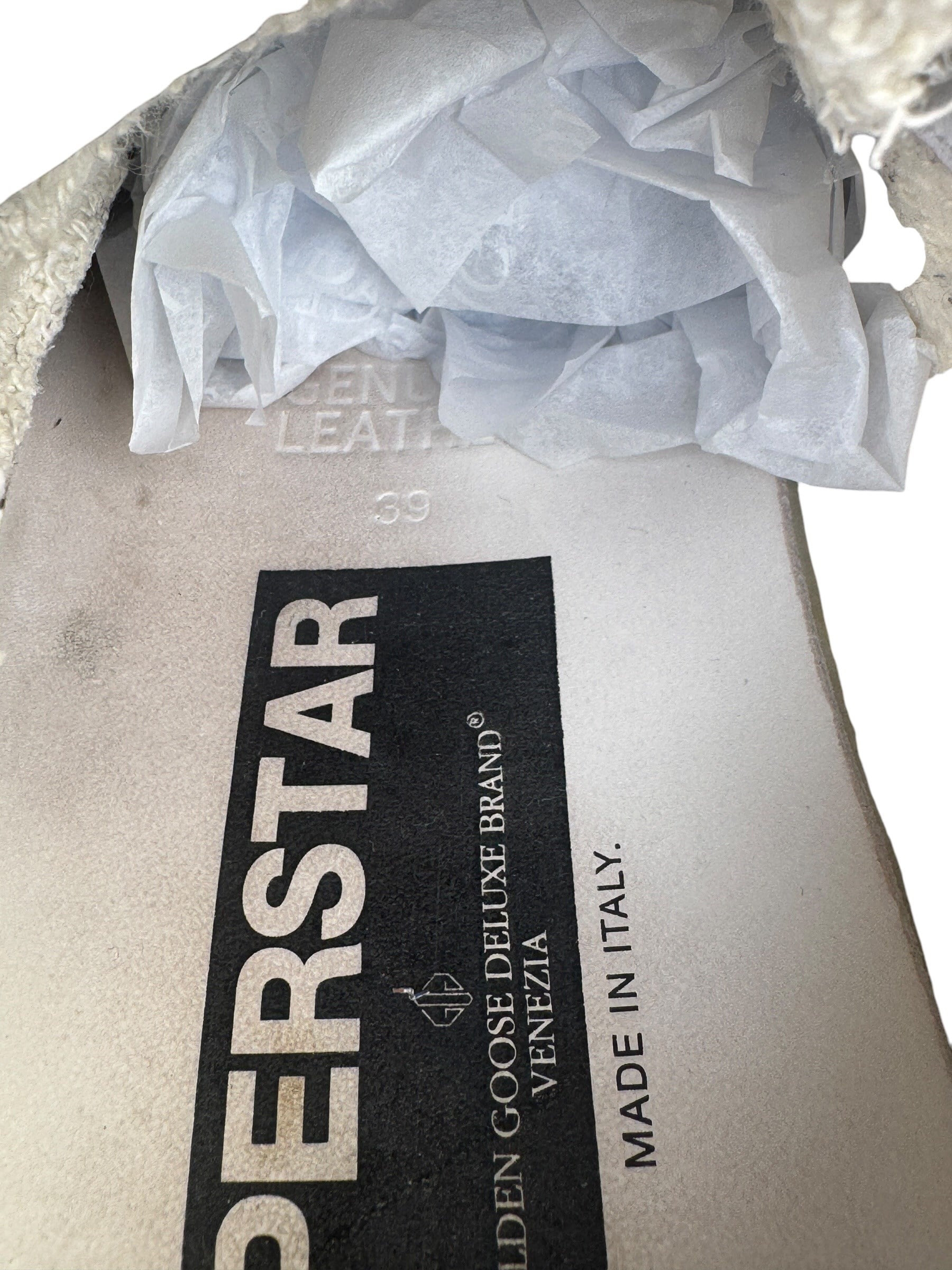 GOLDEN GOOSE SUPER STAR GLITTER SNEAKERS
