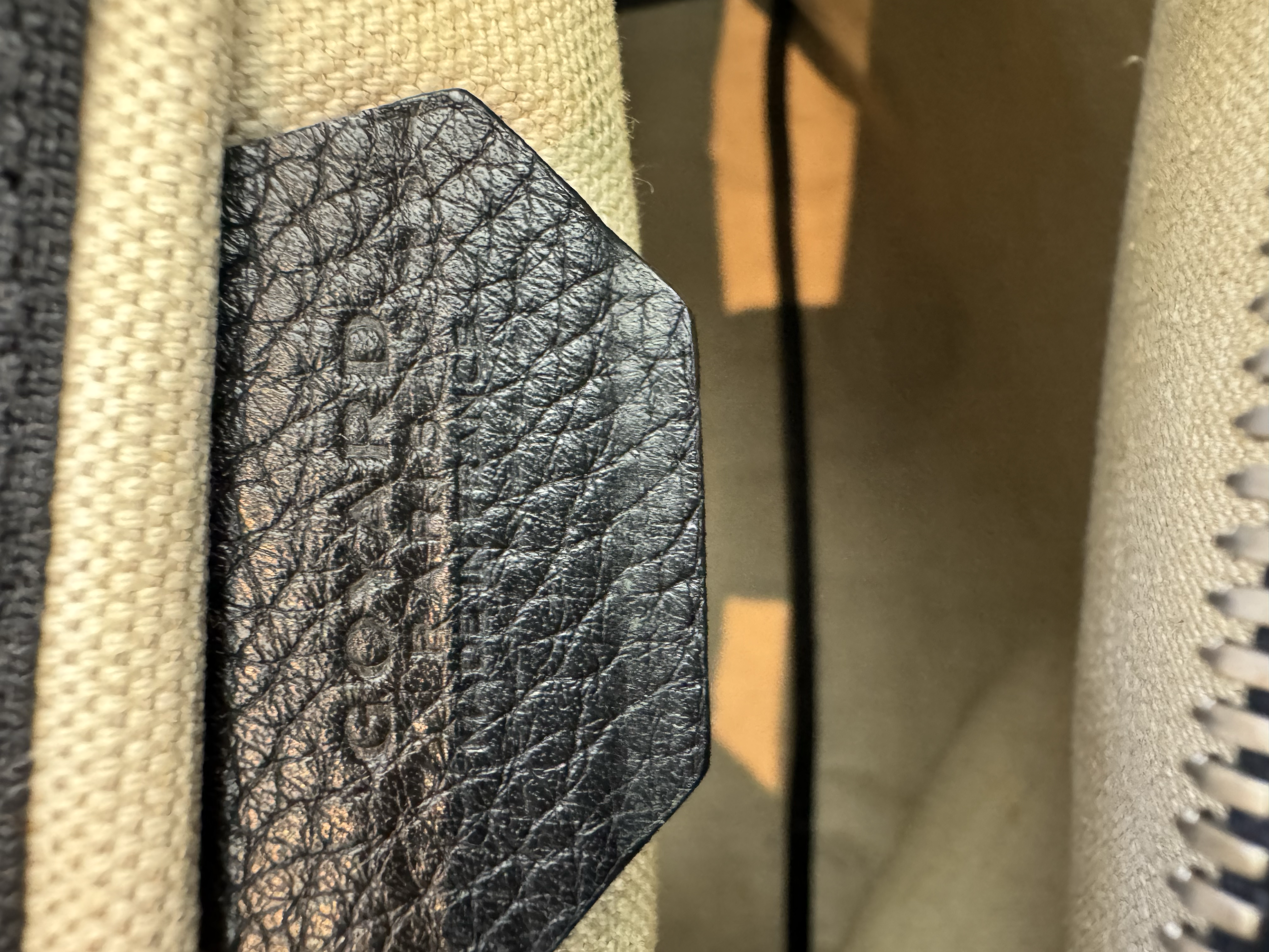 GOYARD BLACK CHEVRON PRINTED GRENADINE HOBO BAG