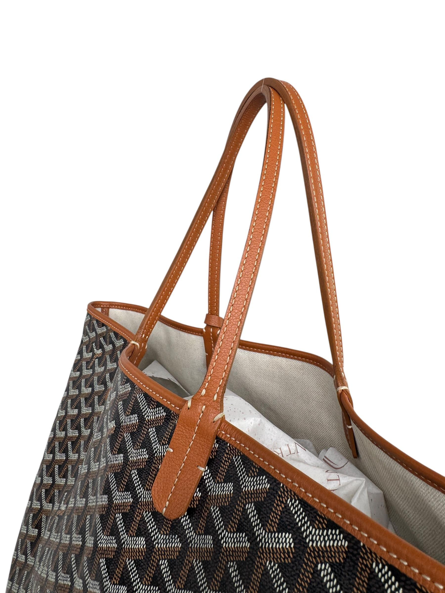 GOYARD BROWN SAINT LOUIS PM TOTE