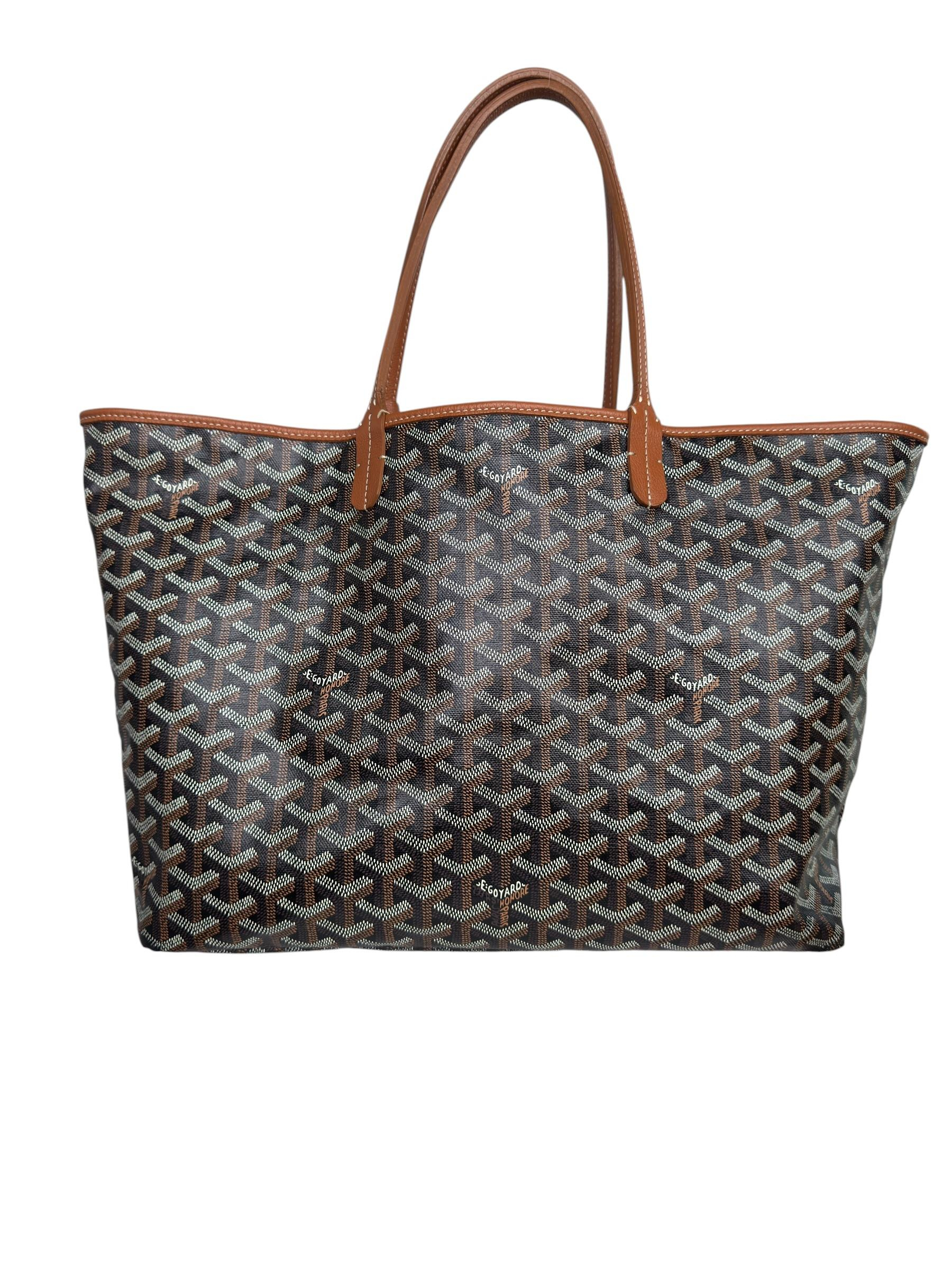 GOYARD BROWN SAINT LOUIS PM TOTE