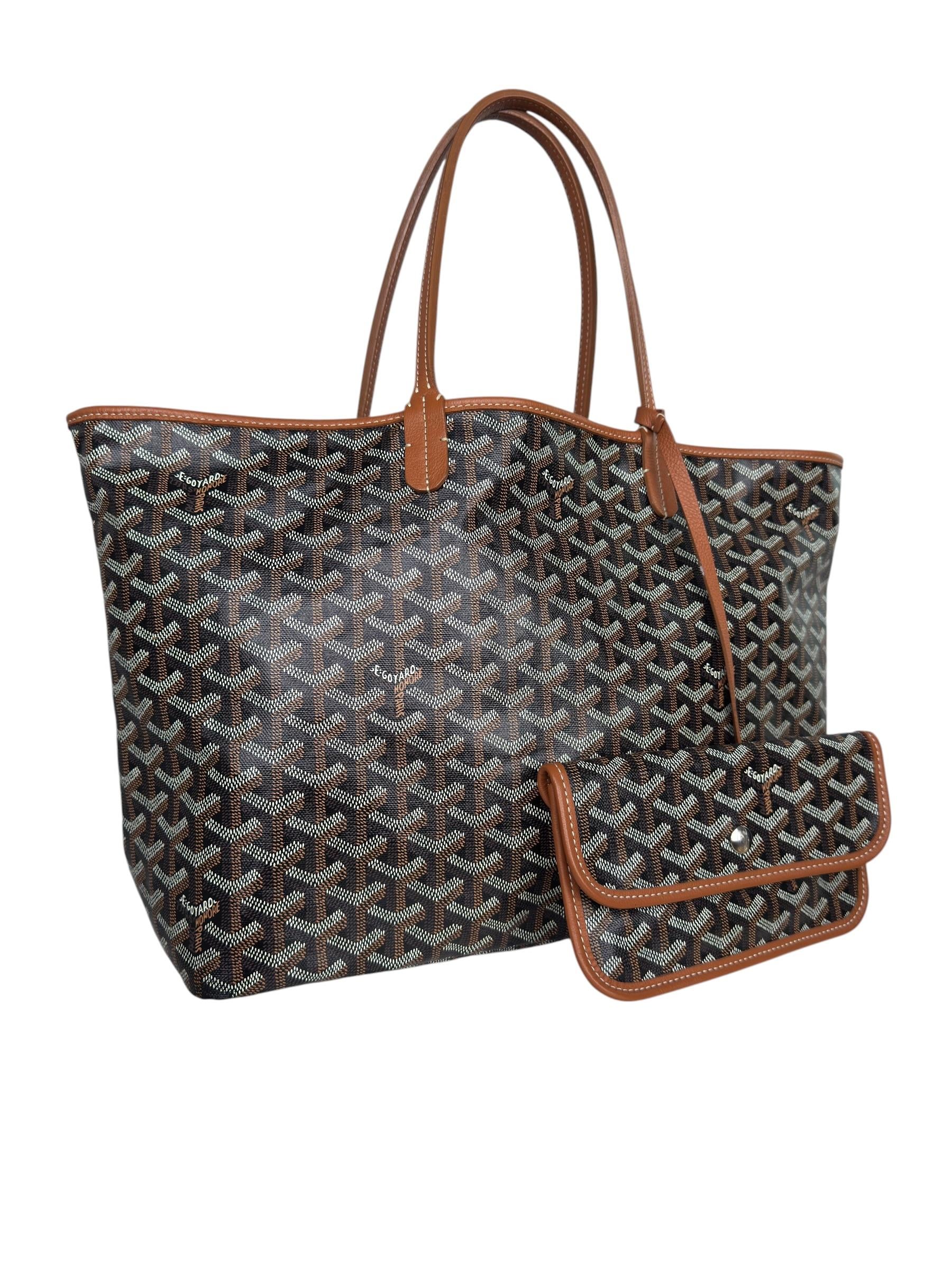 GOYARD BROWN SAINT LOUIS PM TOTE