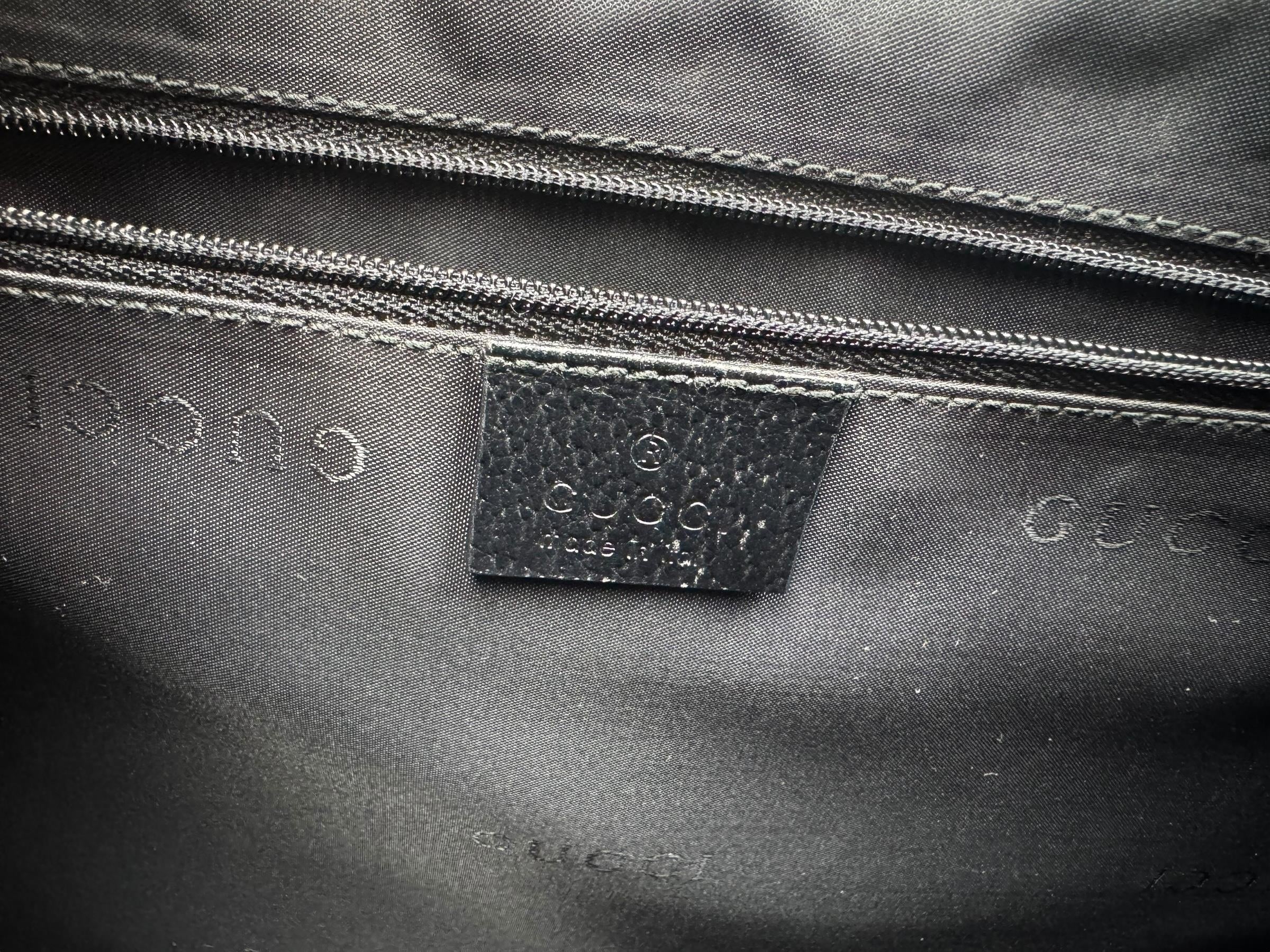 GUCCI 2WAY LEATHER JACKIE BAG