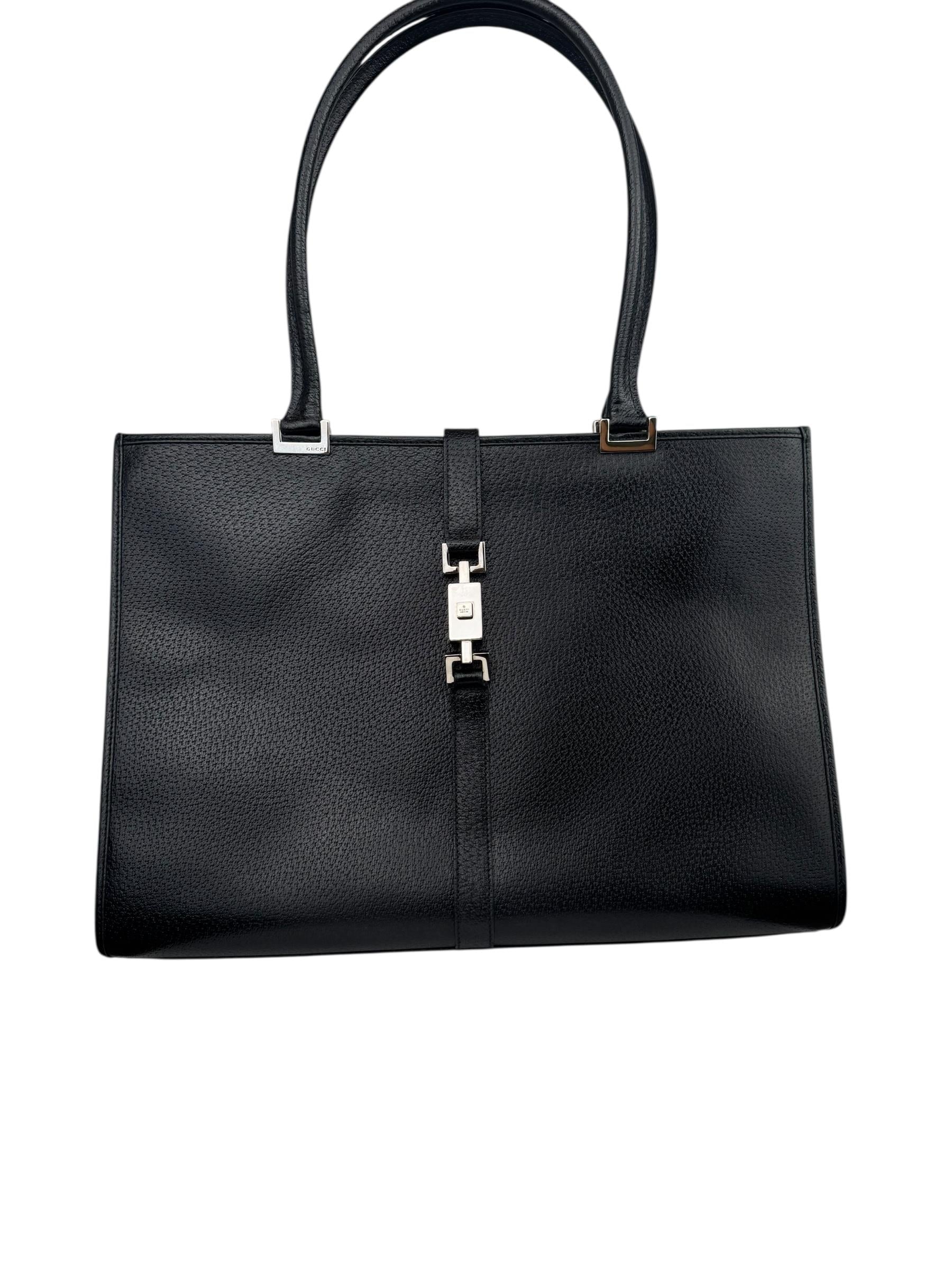 GUCCI 2WAY LEATHER JACKIE BAG