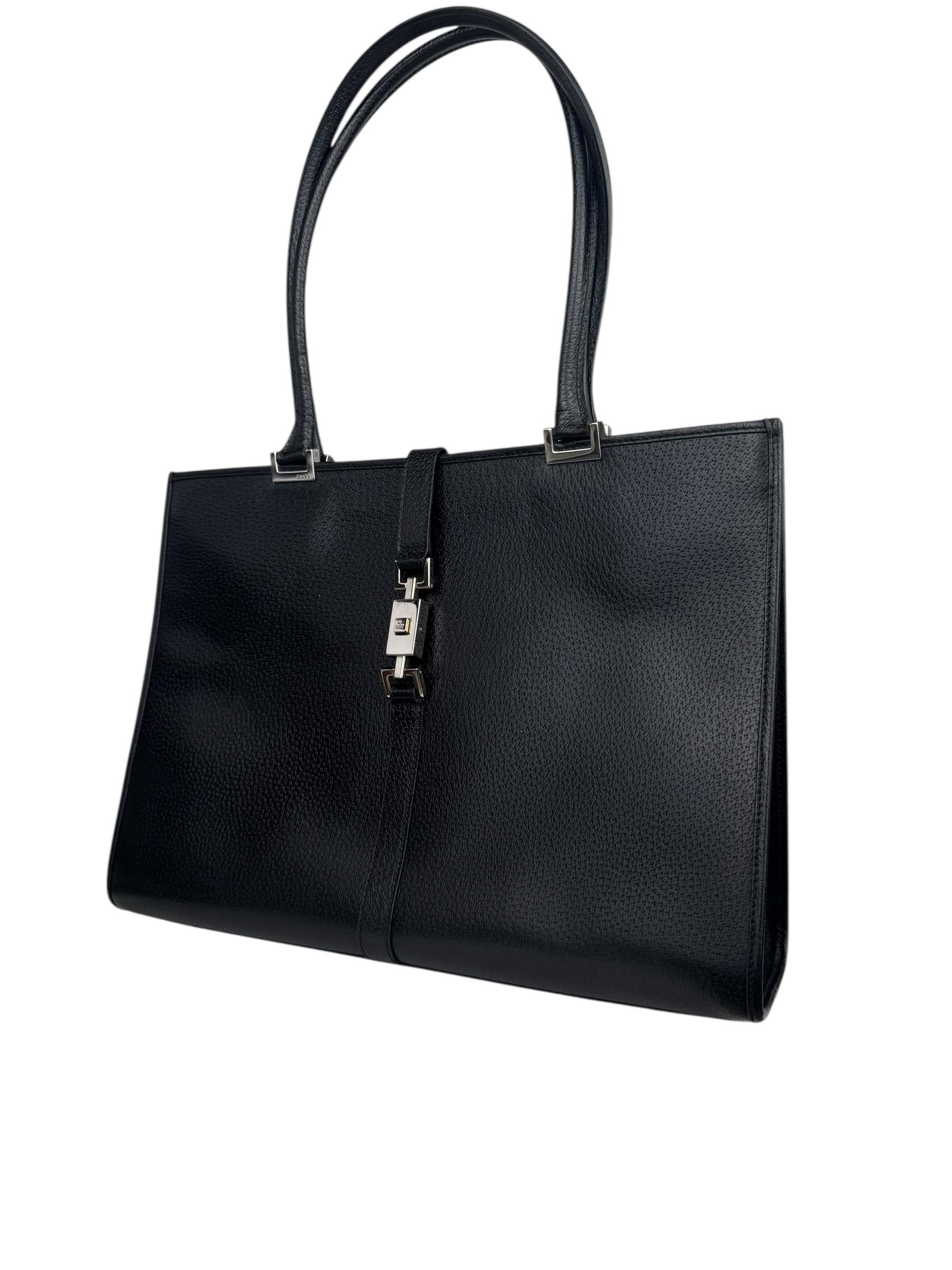 GUCCI 2WAY LEATHER JACKIE BAG