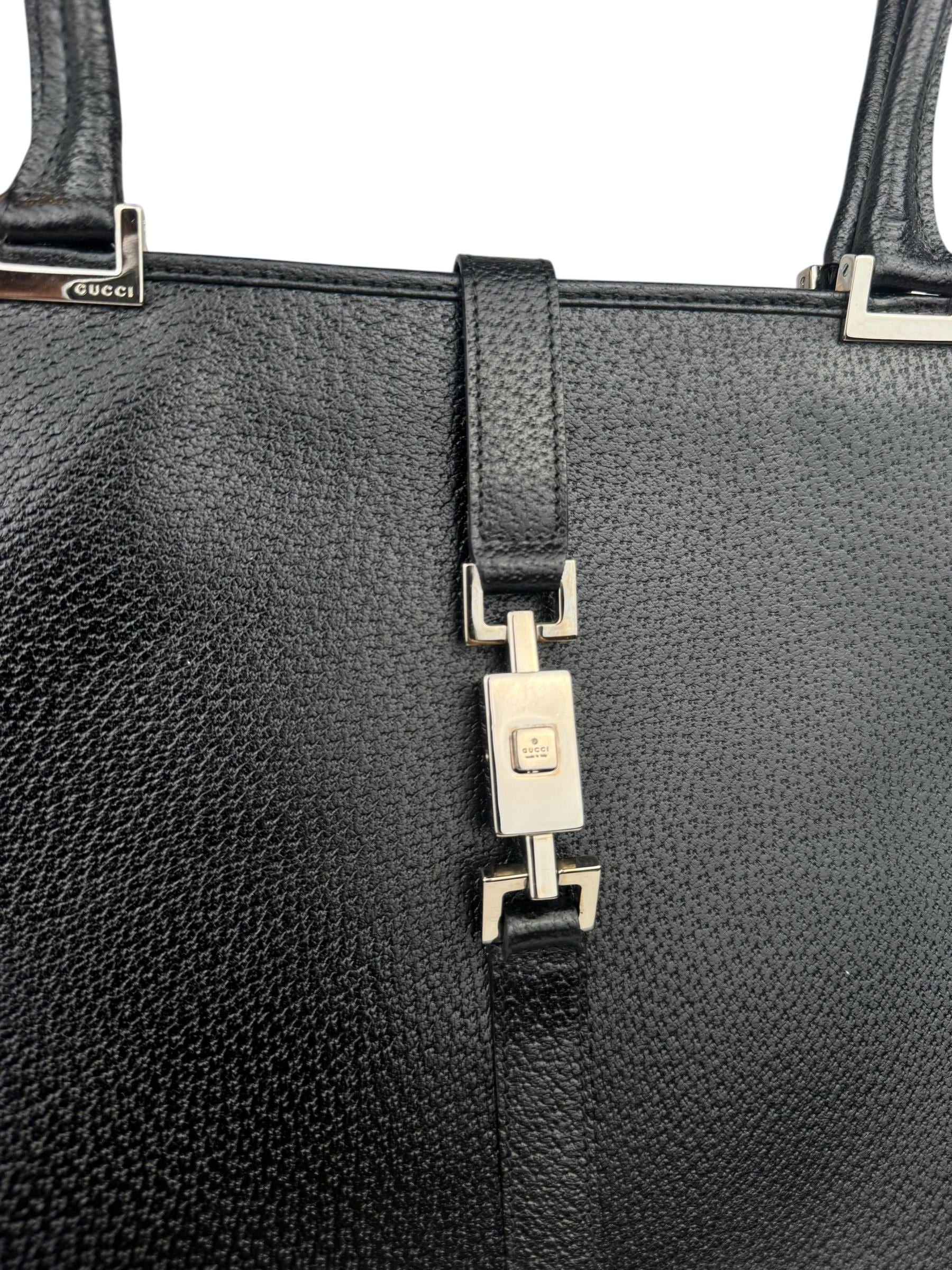 GUCCI 2WAY LEATHER JACKIE BAG