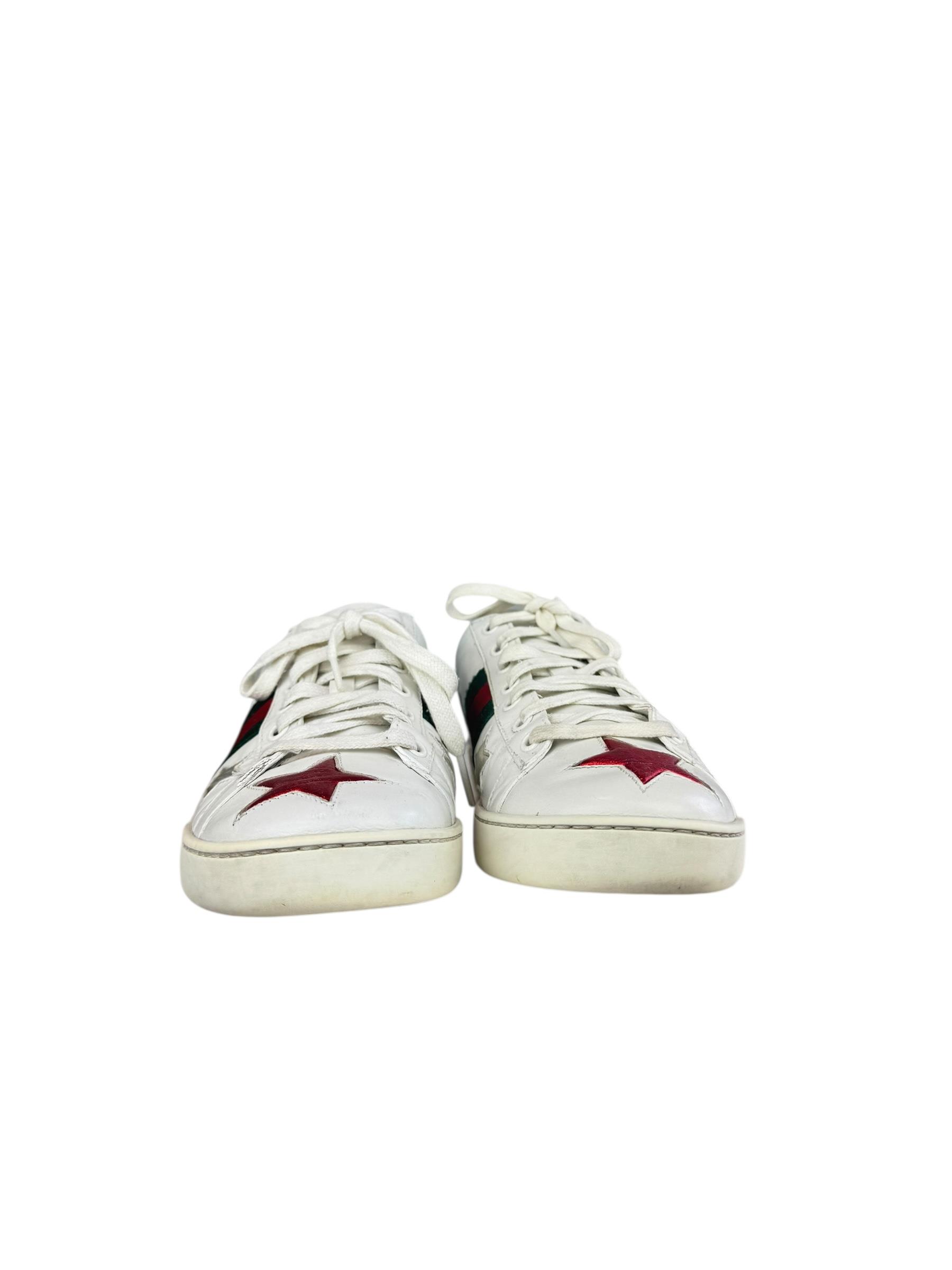 GUCCI ACE GG STAR SNEAKERS