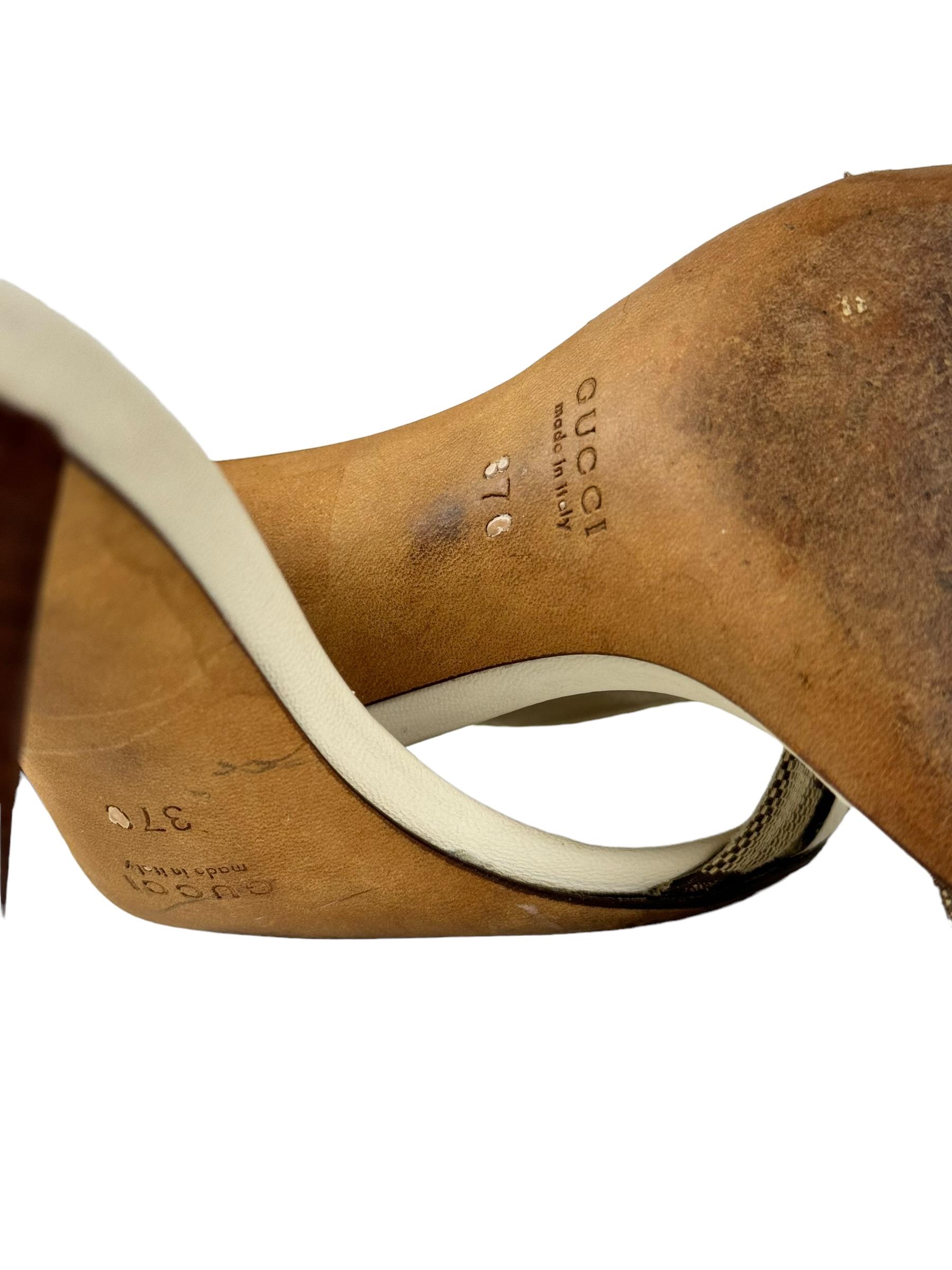 GUCCI BAMBOO HORSEBIT HEELS