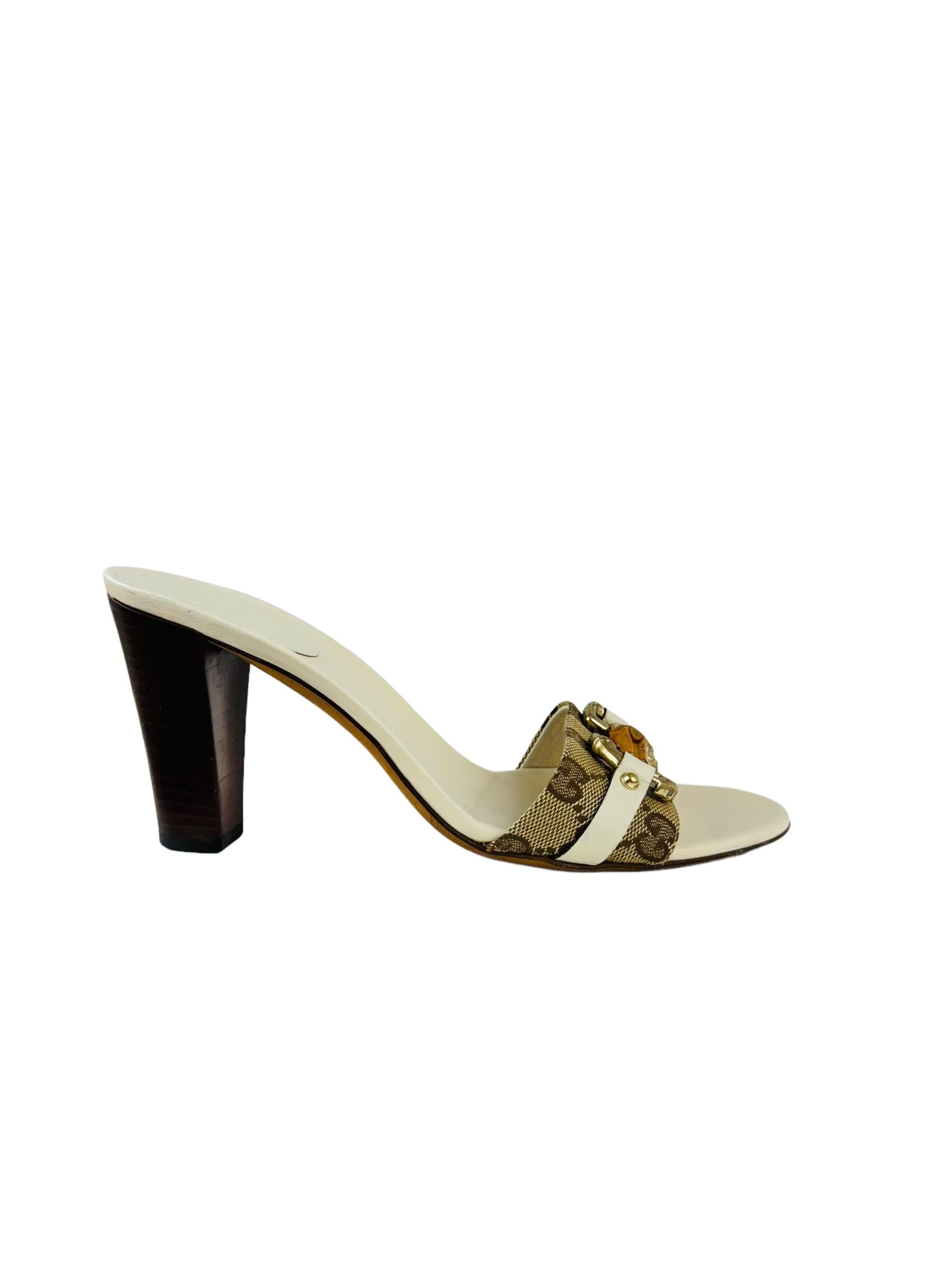 GUCCI BAMBOO HORSEBIT HEELS