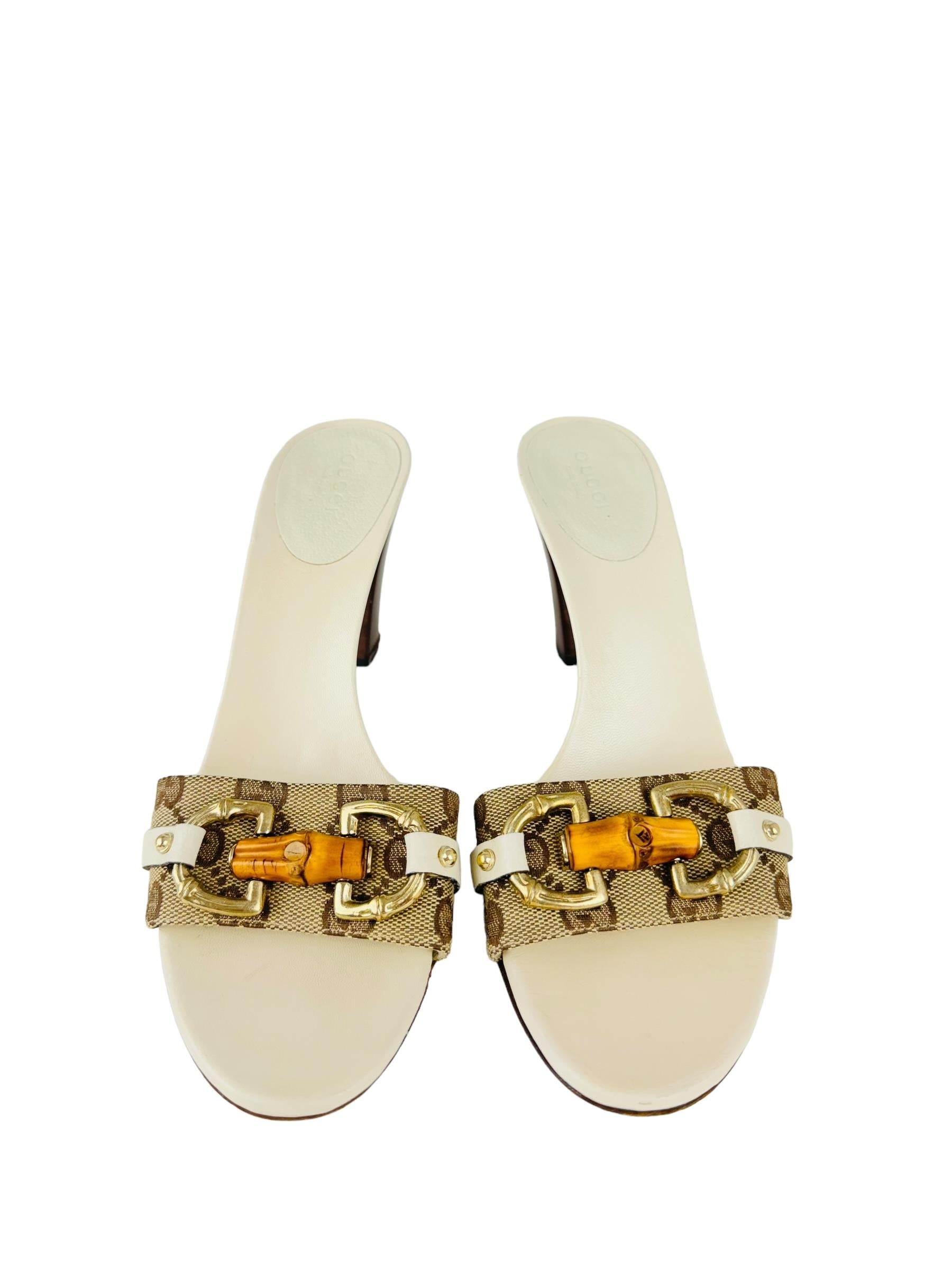 GUCCI BAMBOO HORSEBIT HEELS