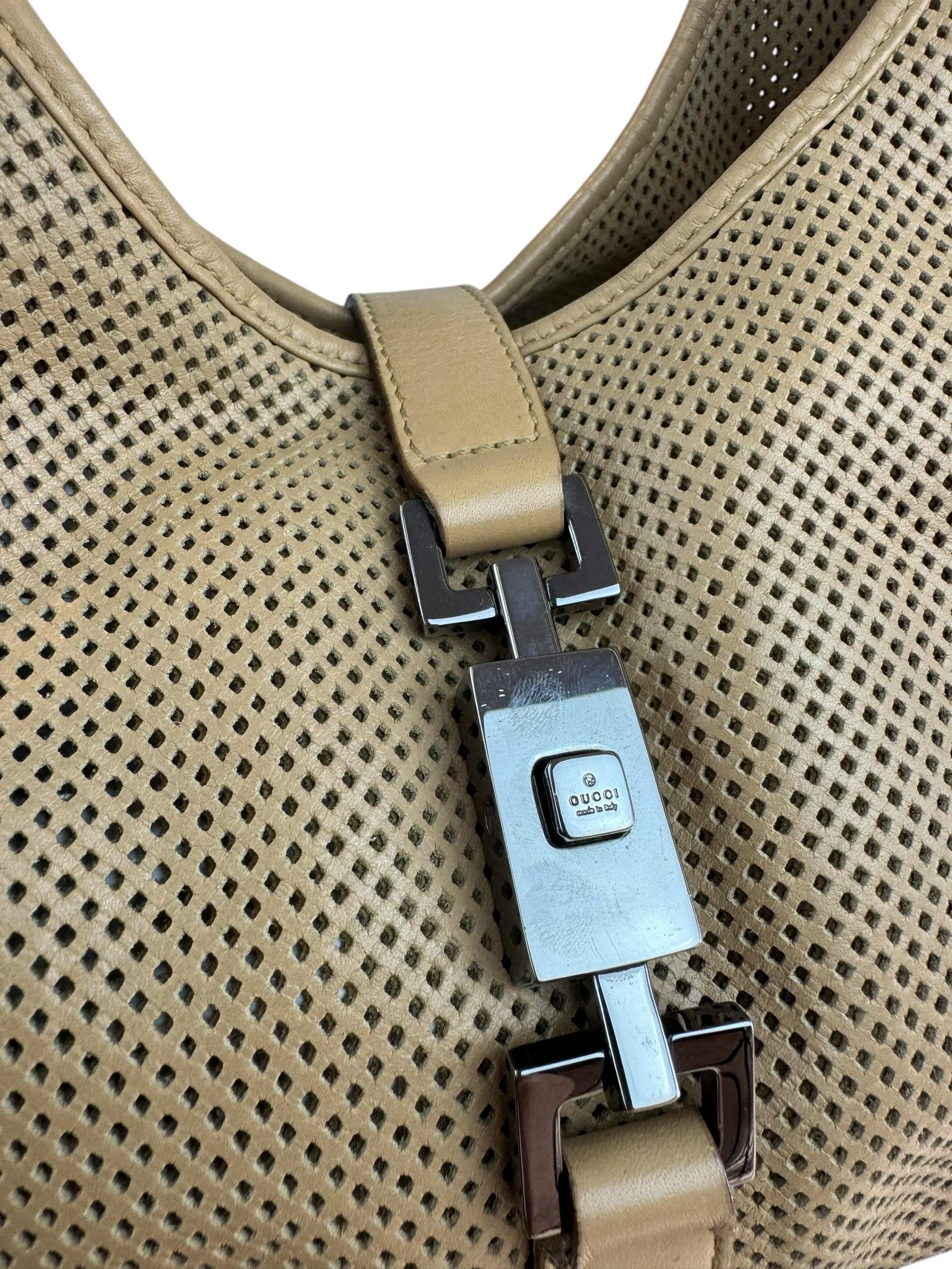 GUCCI BEIGE JACKIE BAG