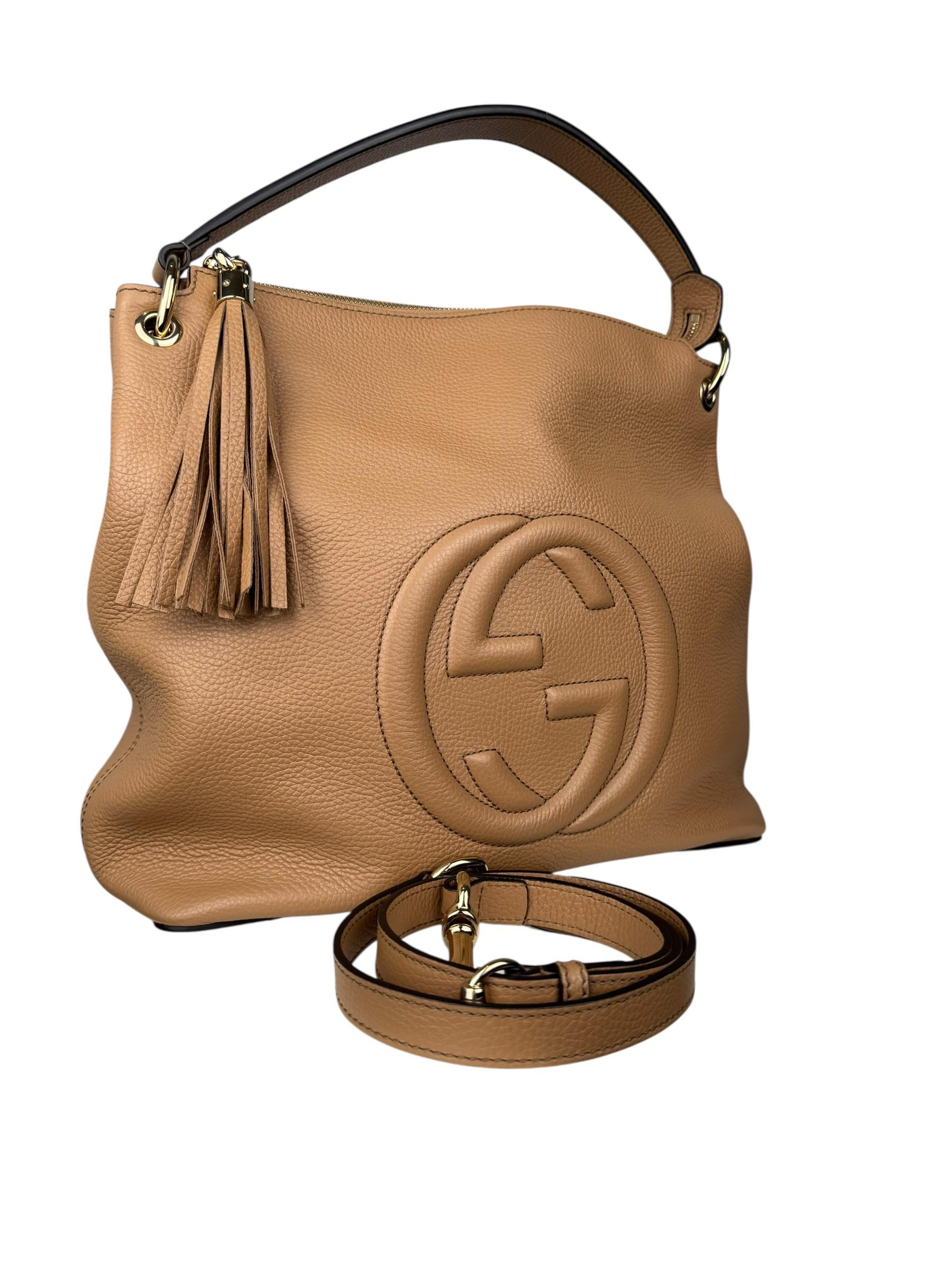 GUCCI BEIGE SOHO BAG