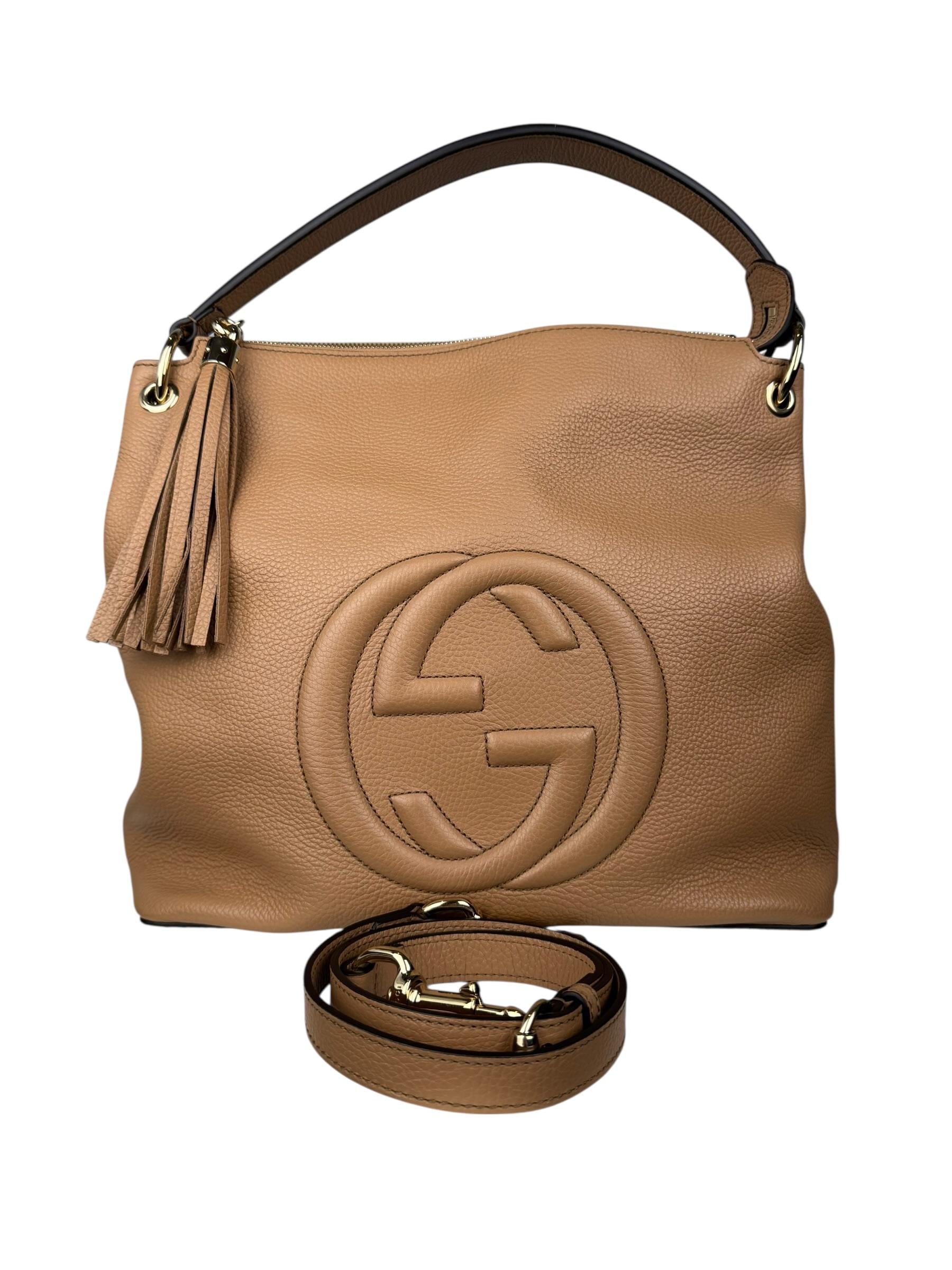 GUCCI BEIGE SOHO BAG