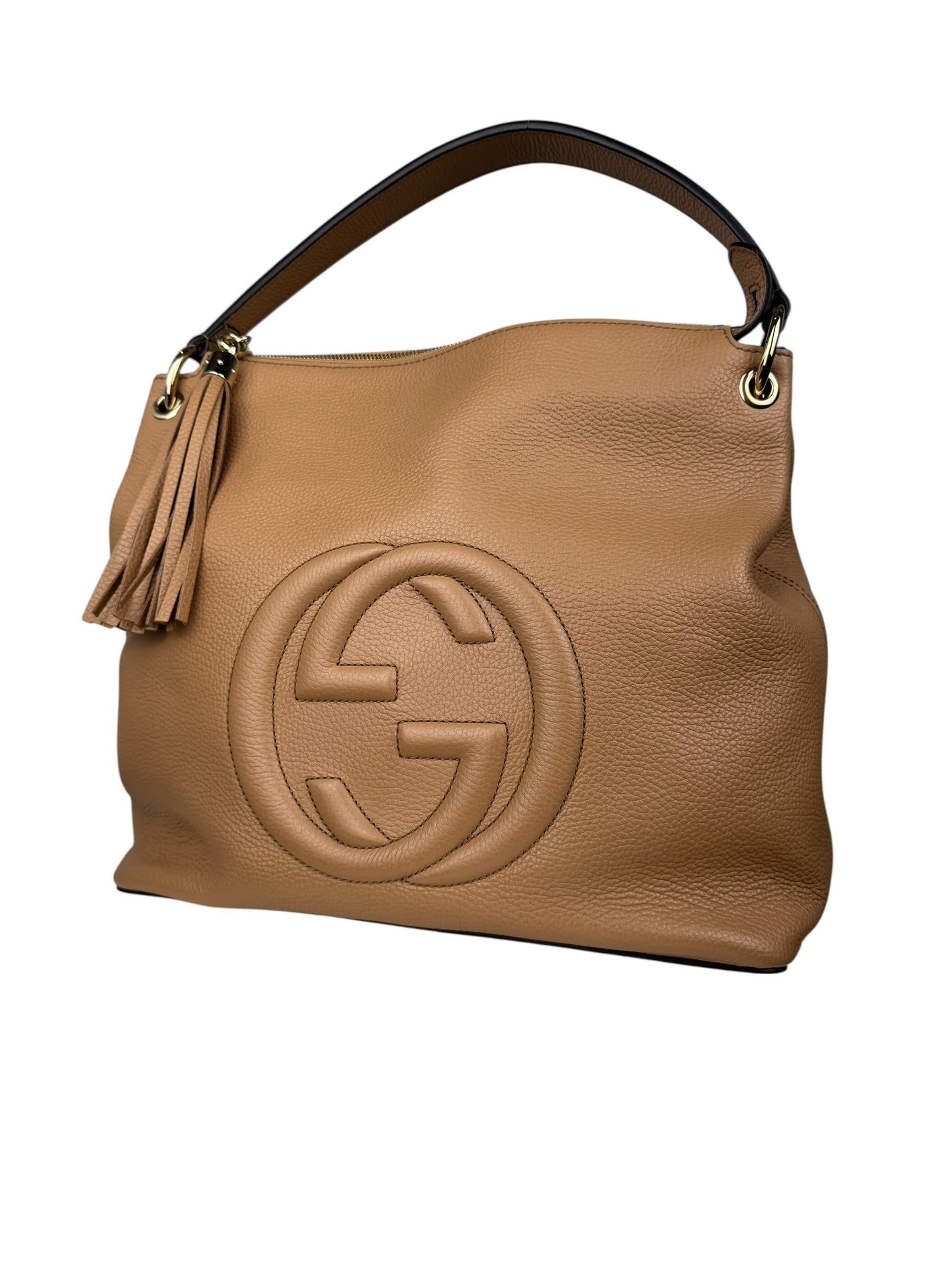 GUCCI BEIGE SOHO BAG