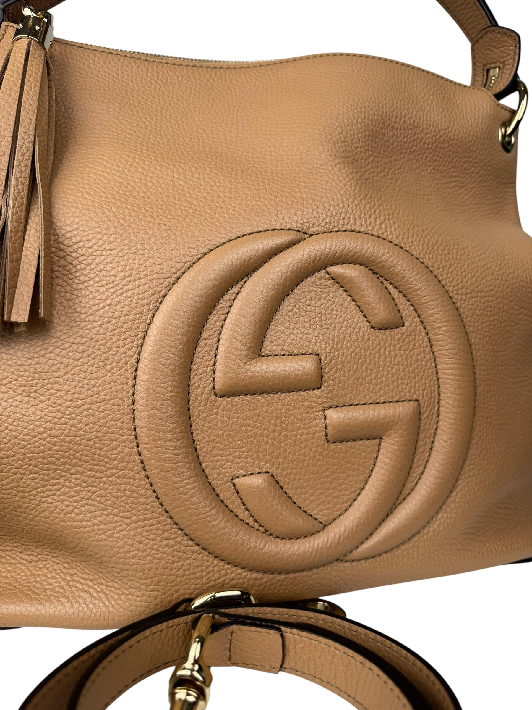 GUCCI BEIGE SOHO BAG