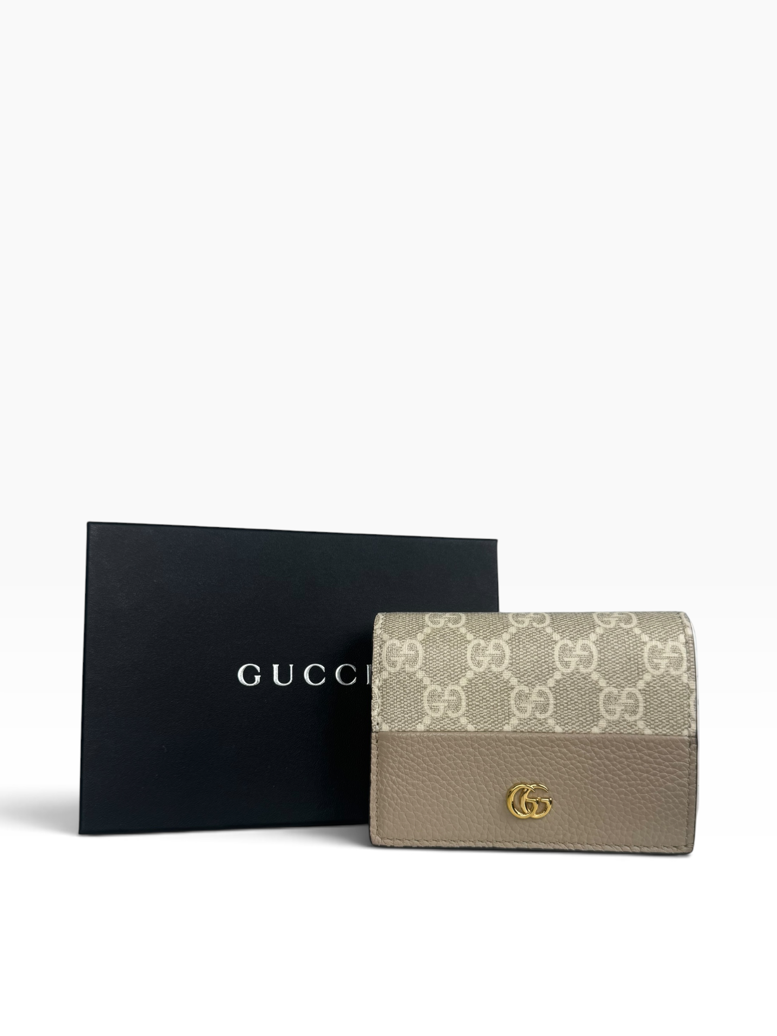 GUCCI BI-COLOUR GG MARMONT WALLET