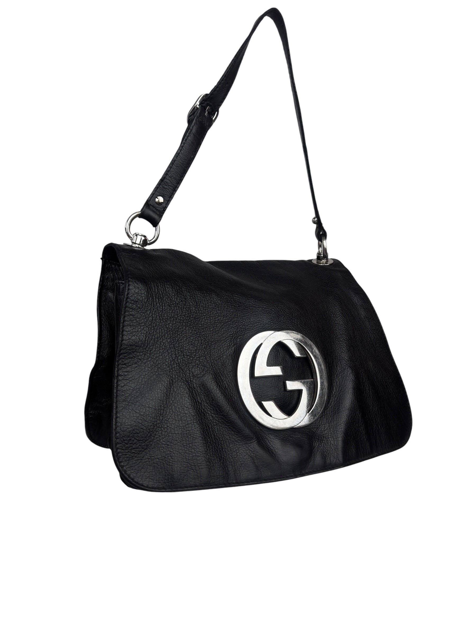 GUCCI BLACK BLONDIE SHOULDER BAG