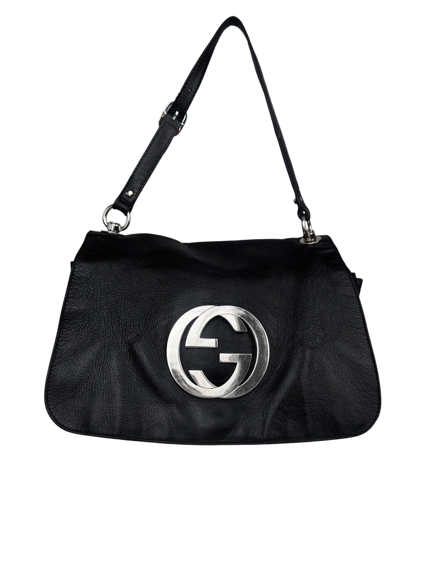 GUCCI BLACK BLONDIE SHOULDER BAG