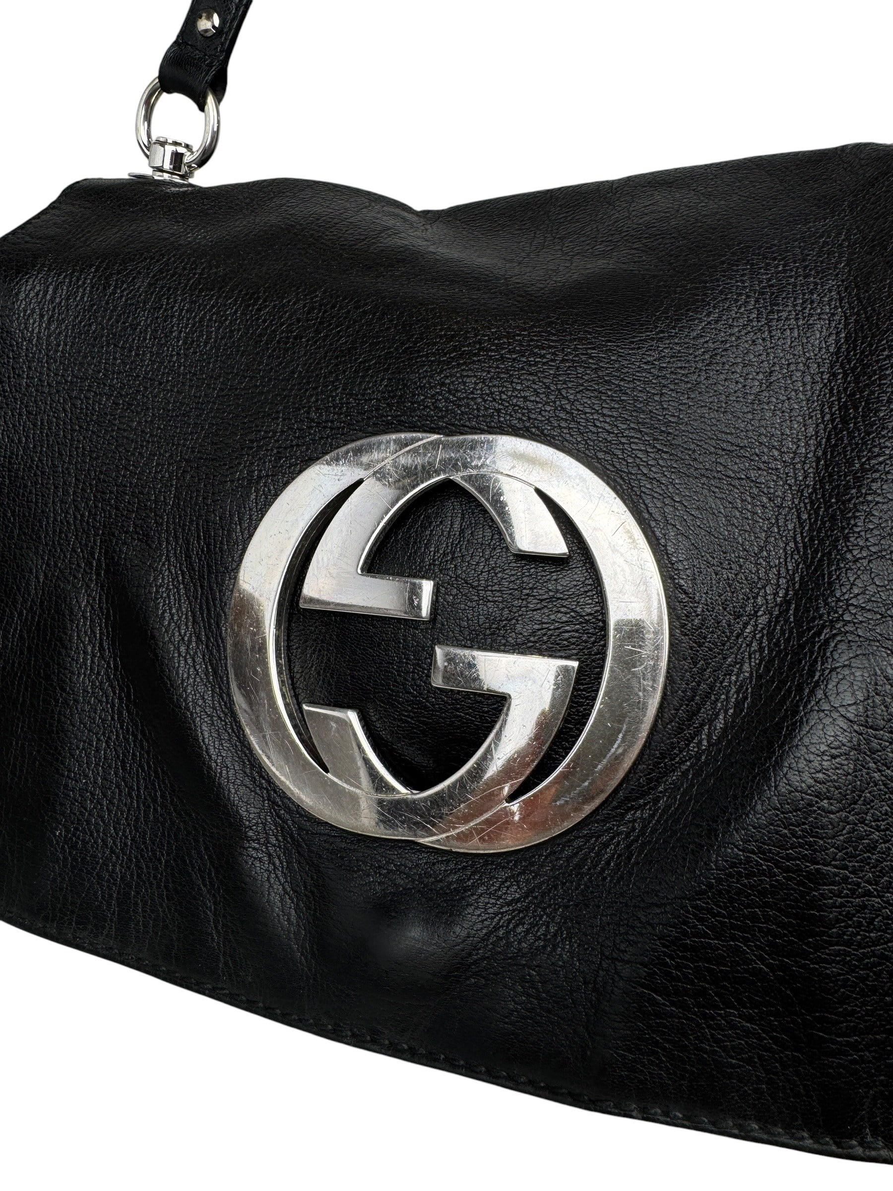GUCCI BLACK BLONDIE SHOULDER BAG