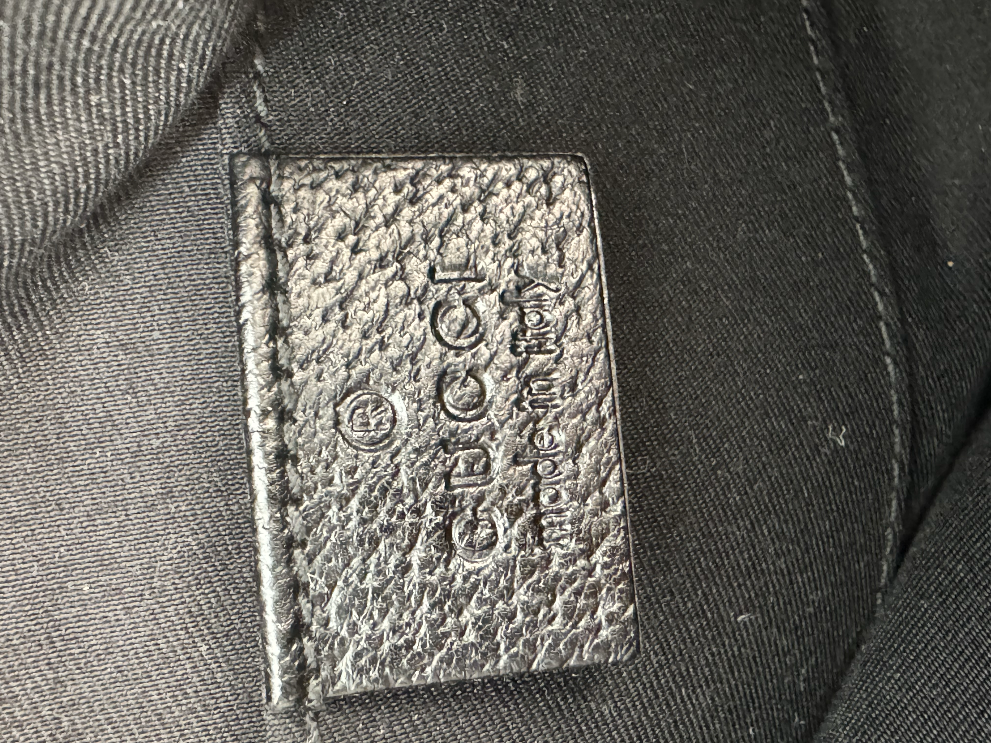 GUCCI BLACK GG BALL CHARM POCHETTE