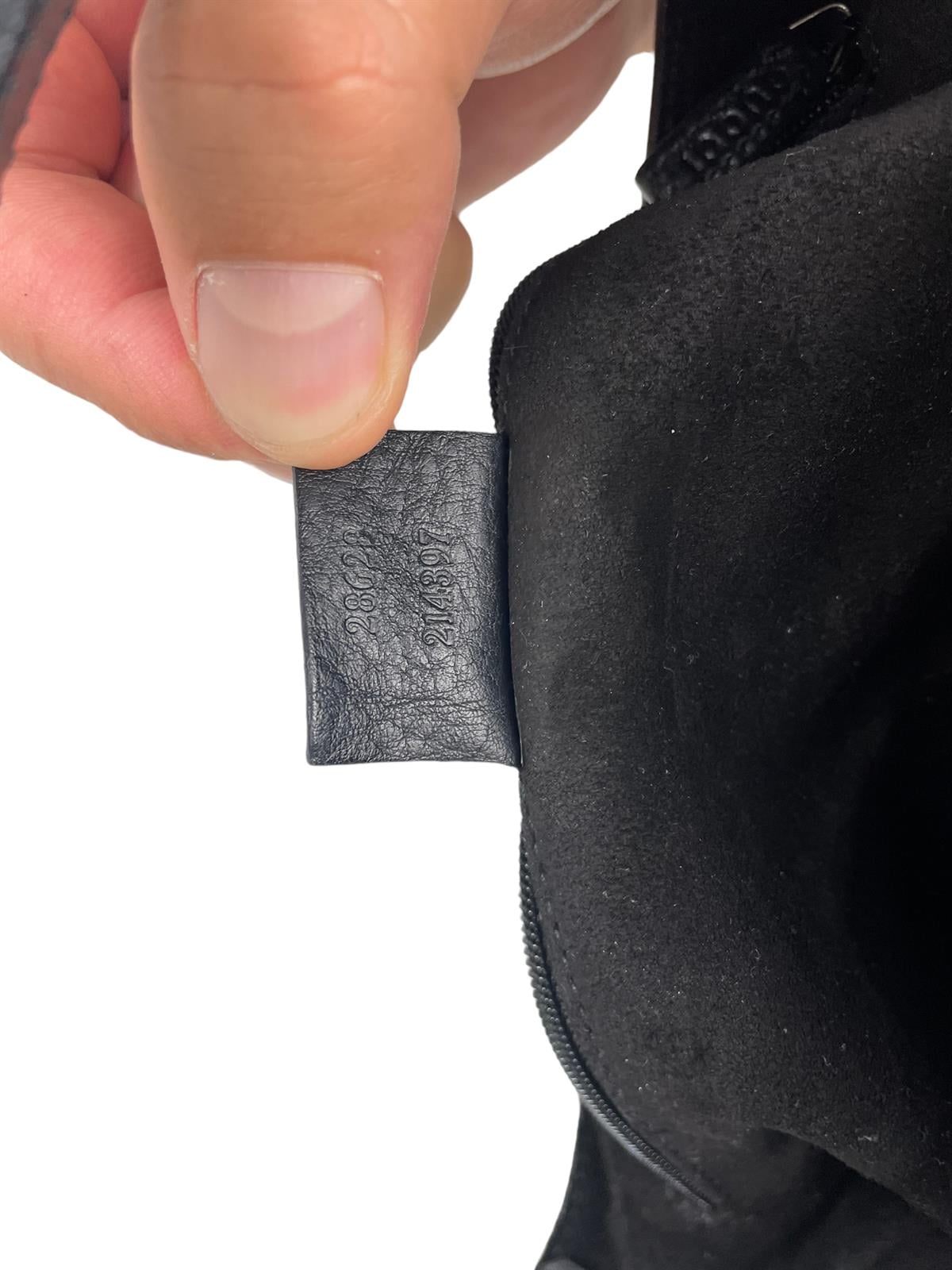 GUCCI BLACK LEATHER JACKIE BAG