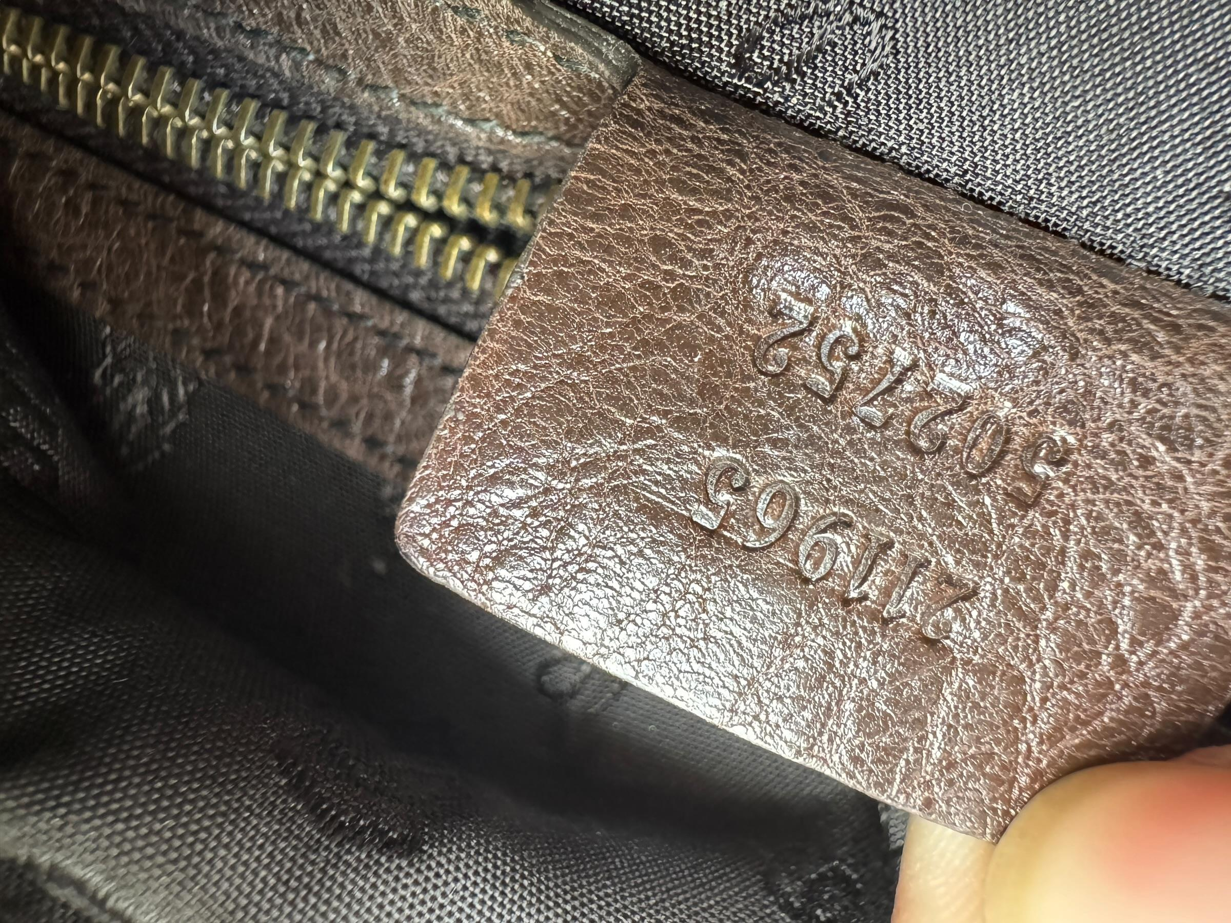 GUCCI BROWN BABOUSKA HOBO BAG