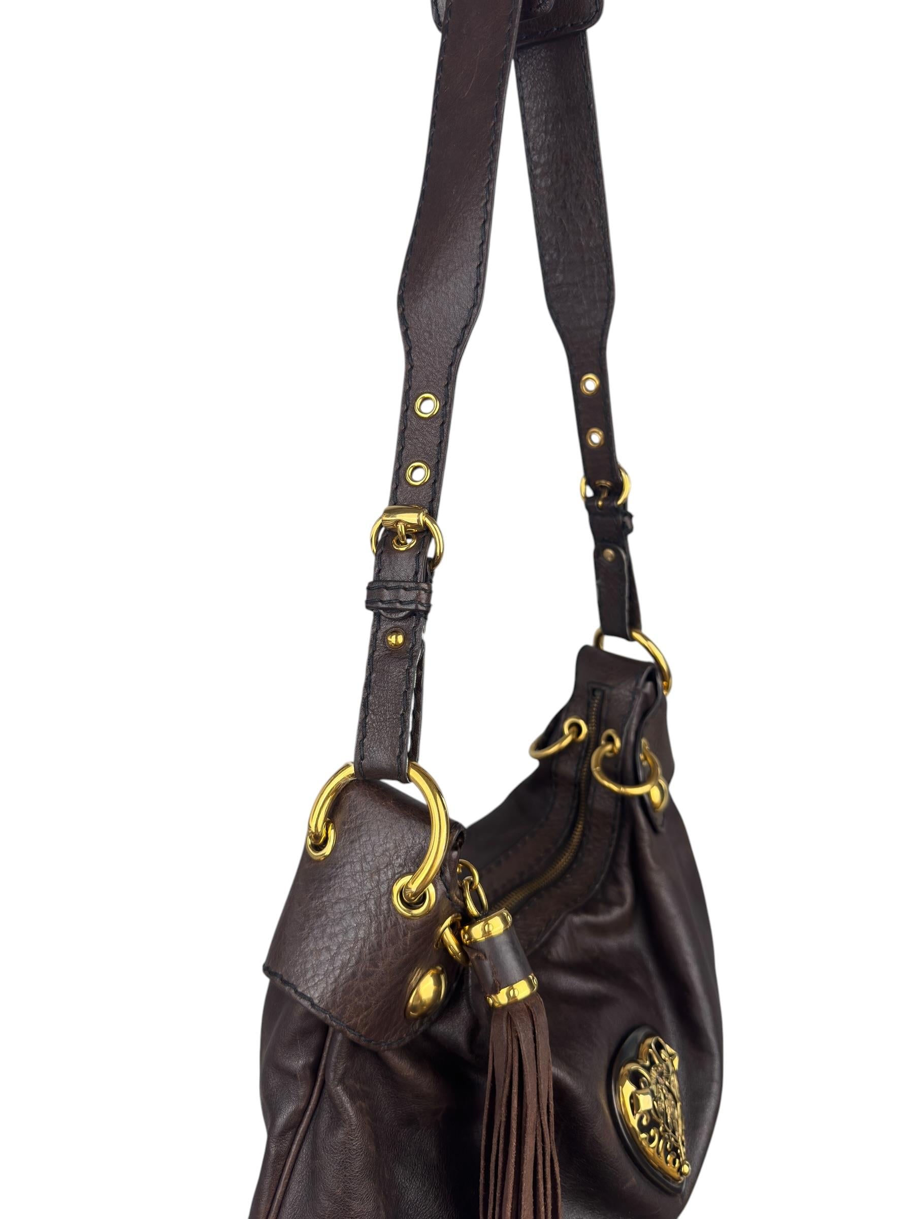 GUCCI BROWN BABOUSKA HOBO BAG
