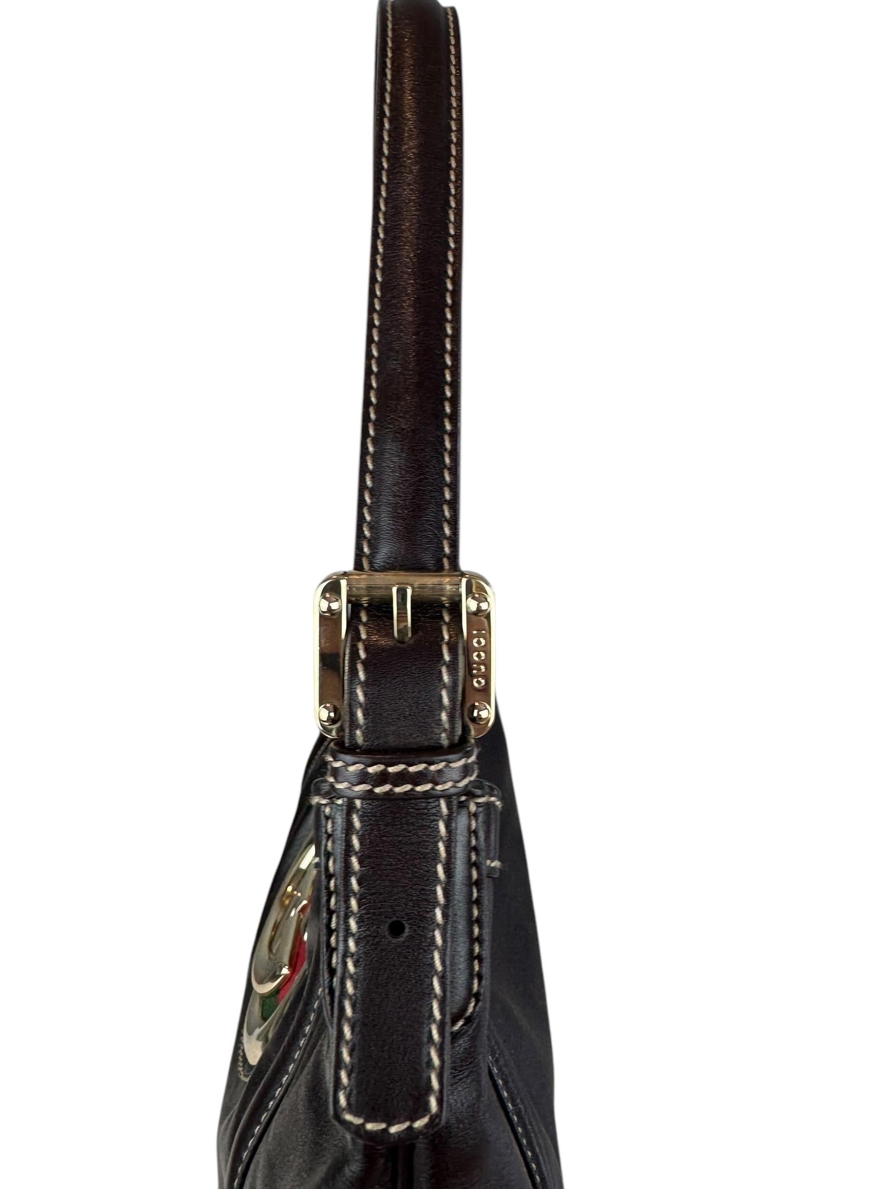 GUCCI BROWN BRITT HOBO BAG