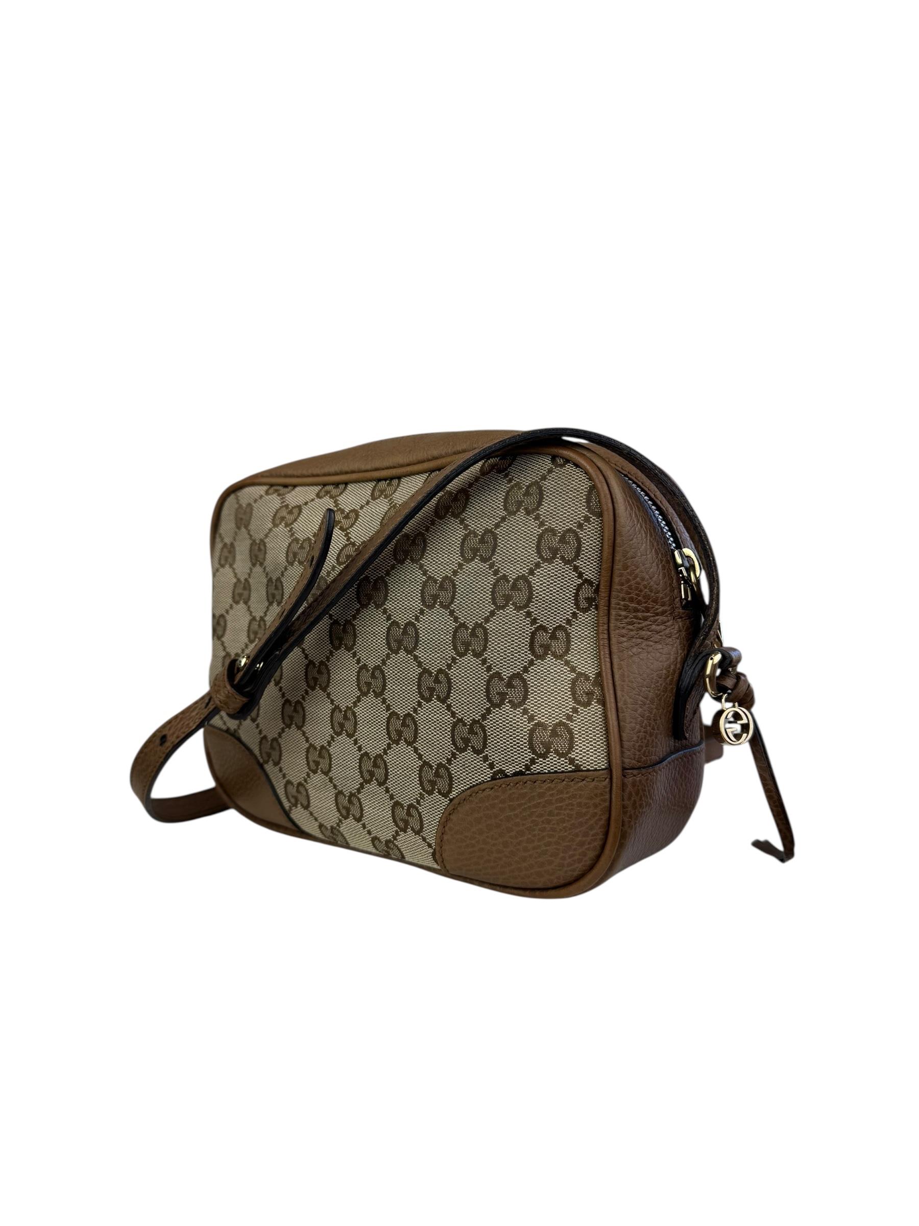 GUCCI BROWN GG CROSSBODY BAG