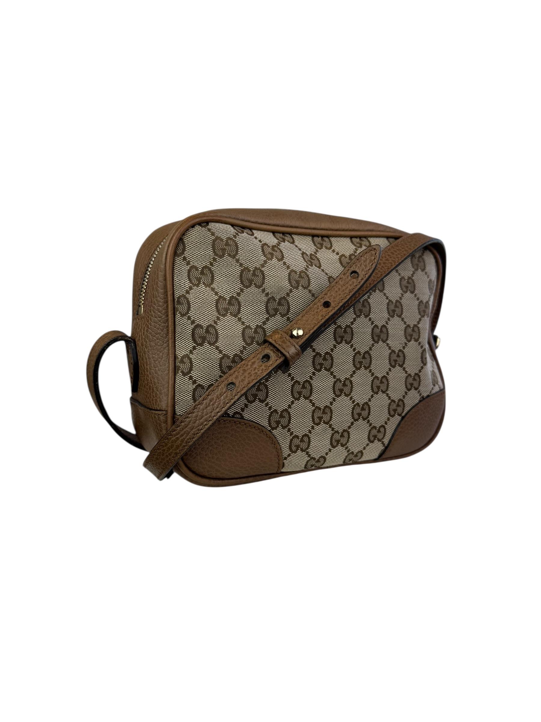 GUCCI BROWN GG CROSSBODY BAG