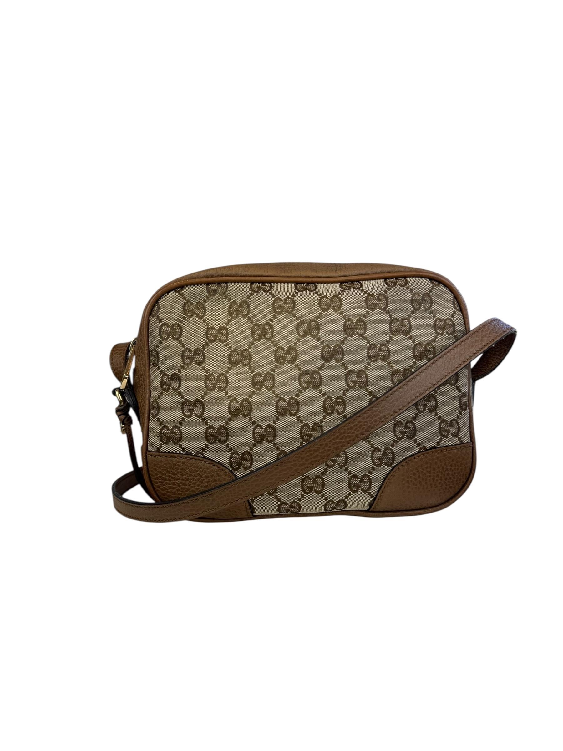 GUCCI BROWN GG CROSSBODY BAG