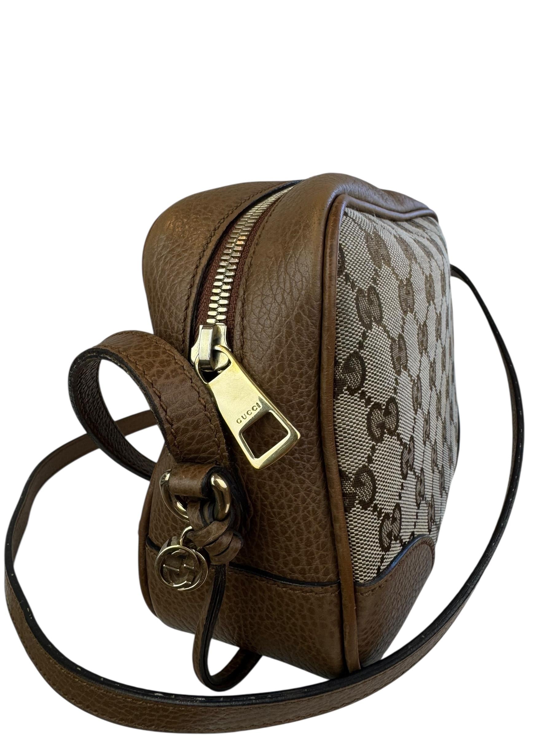 GUCCI BROWN GG CROSSBODY BAG