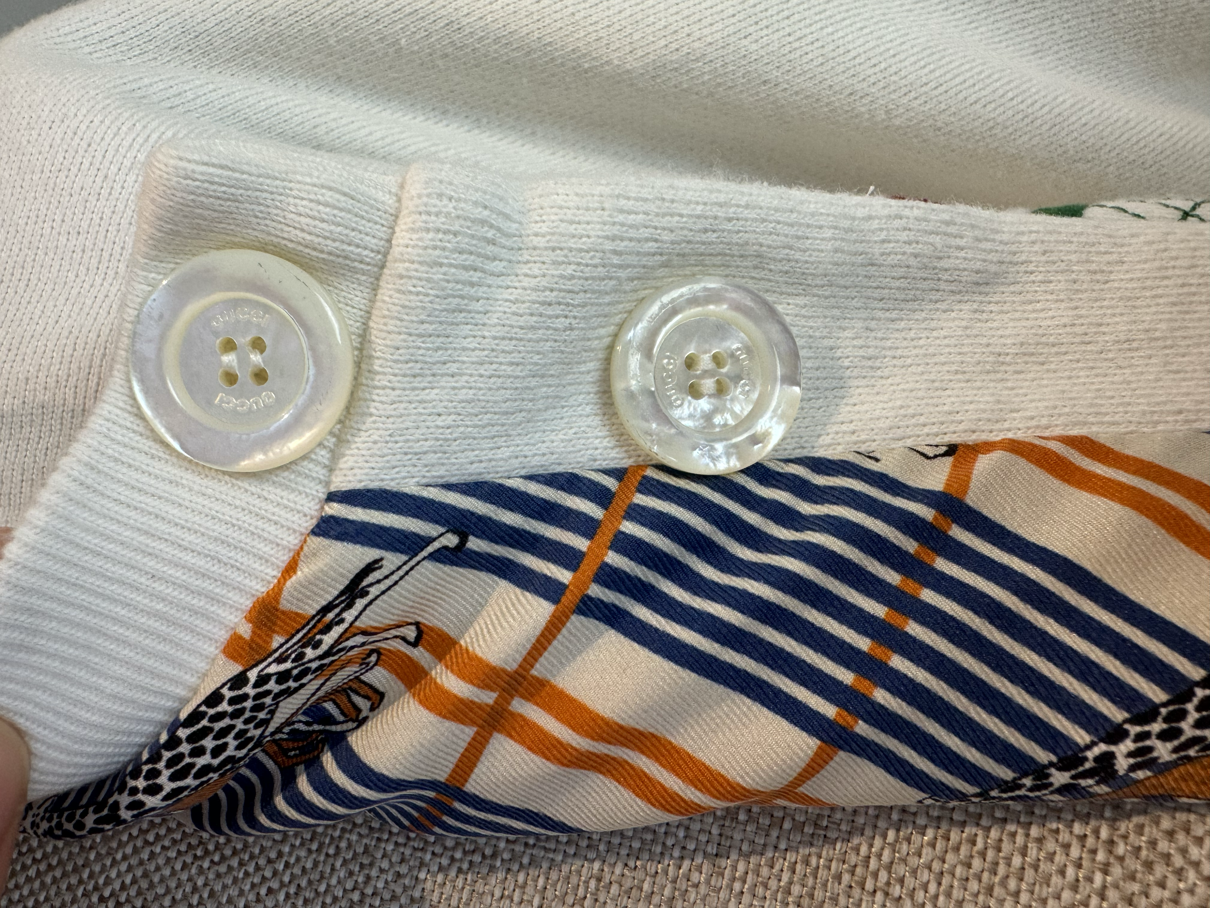 GUCCI COTTON SILK TENNIS JACKET