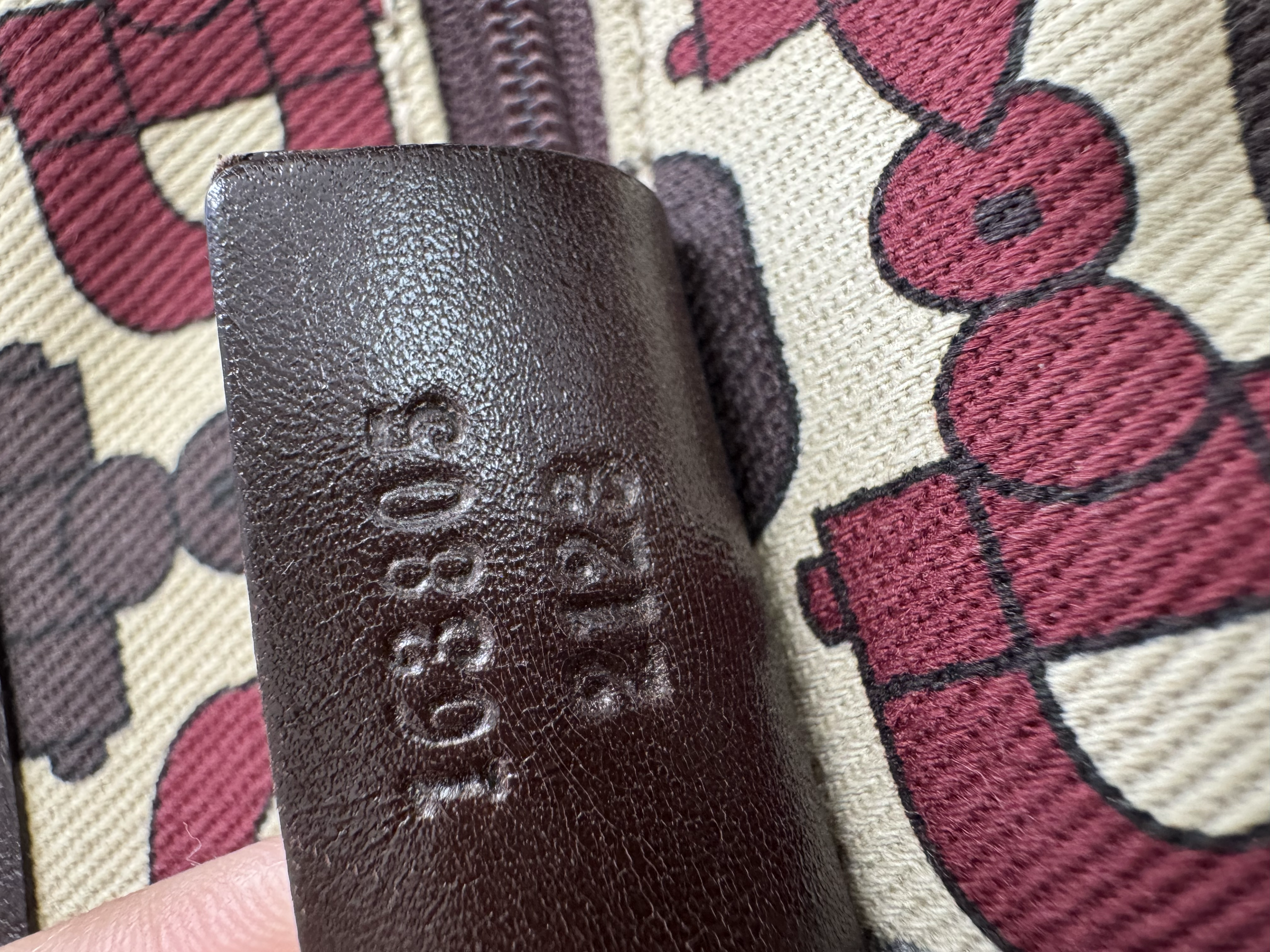 GUCCI DARK BROWN GUCCISIMA PRINCESS TOTE BAG