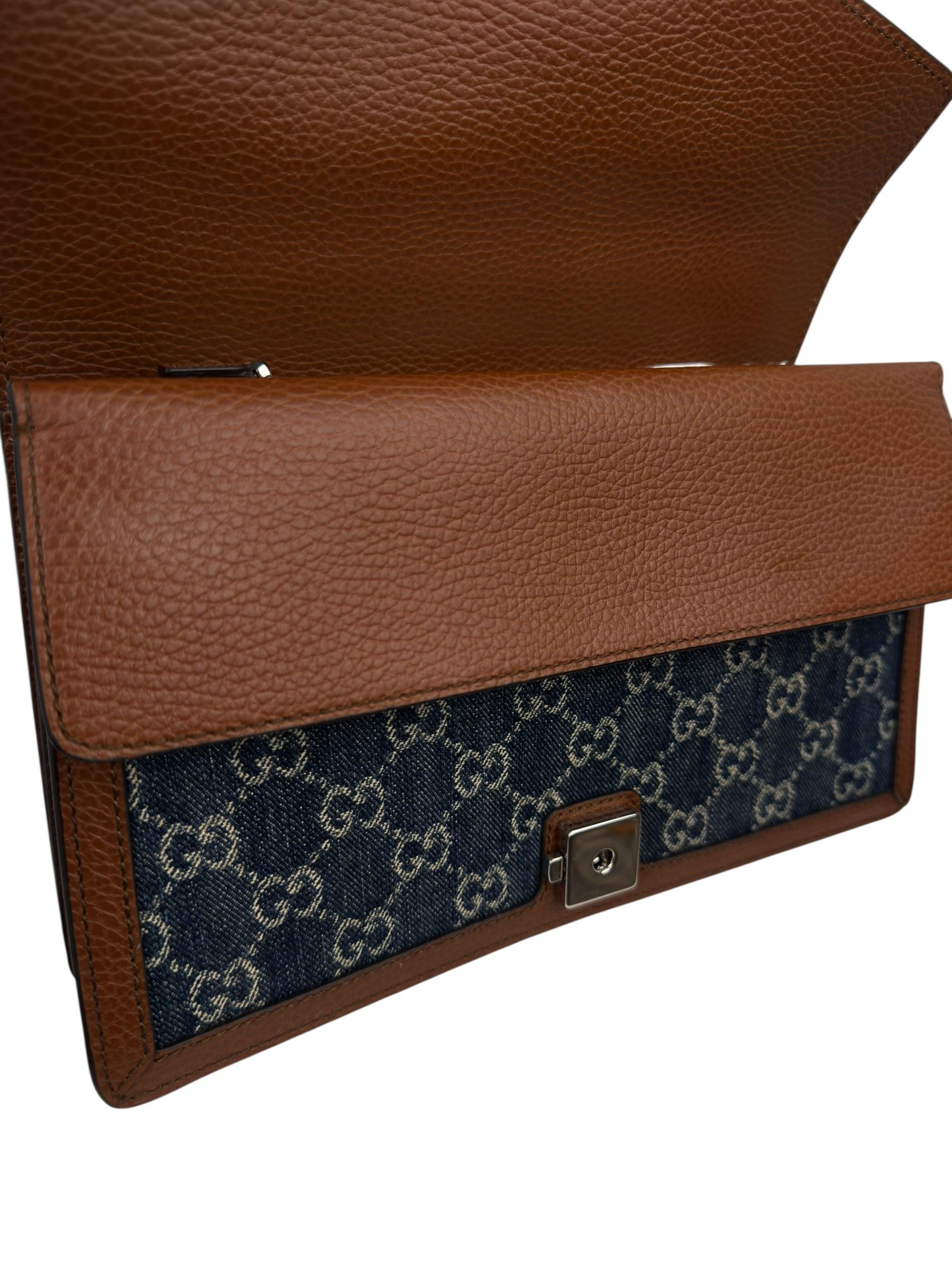GUCCI DENIM GG DIONYSUS SHOULDR BAG
