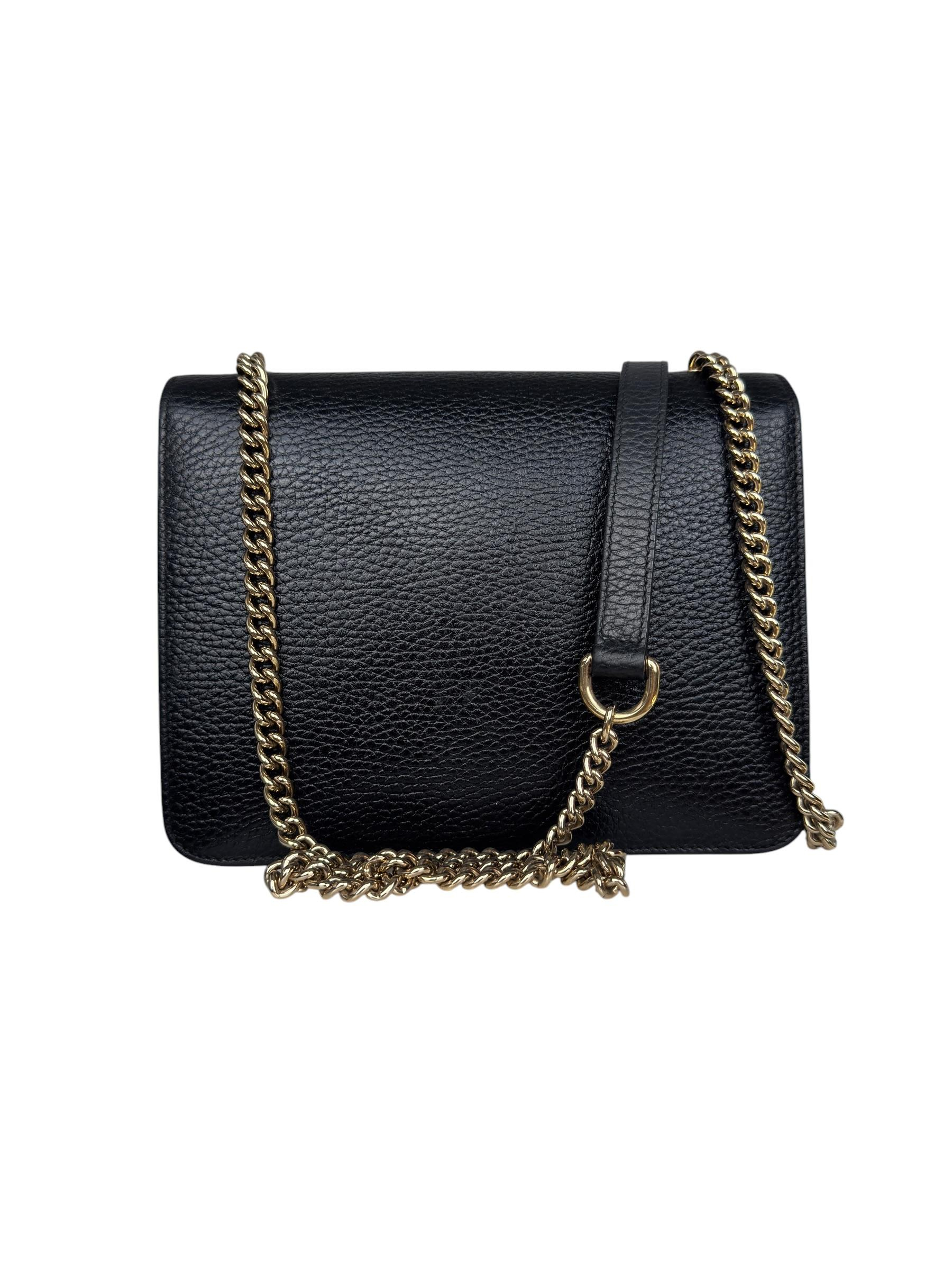 GUCCI G LOGO INTERLOCKING CHAIN BAG