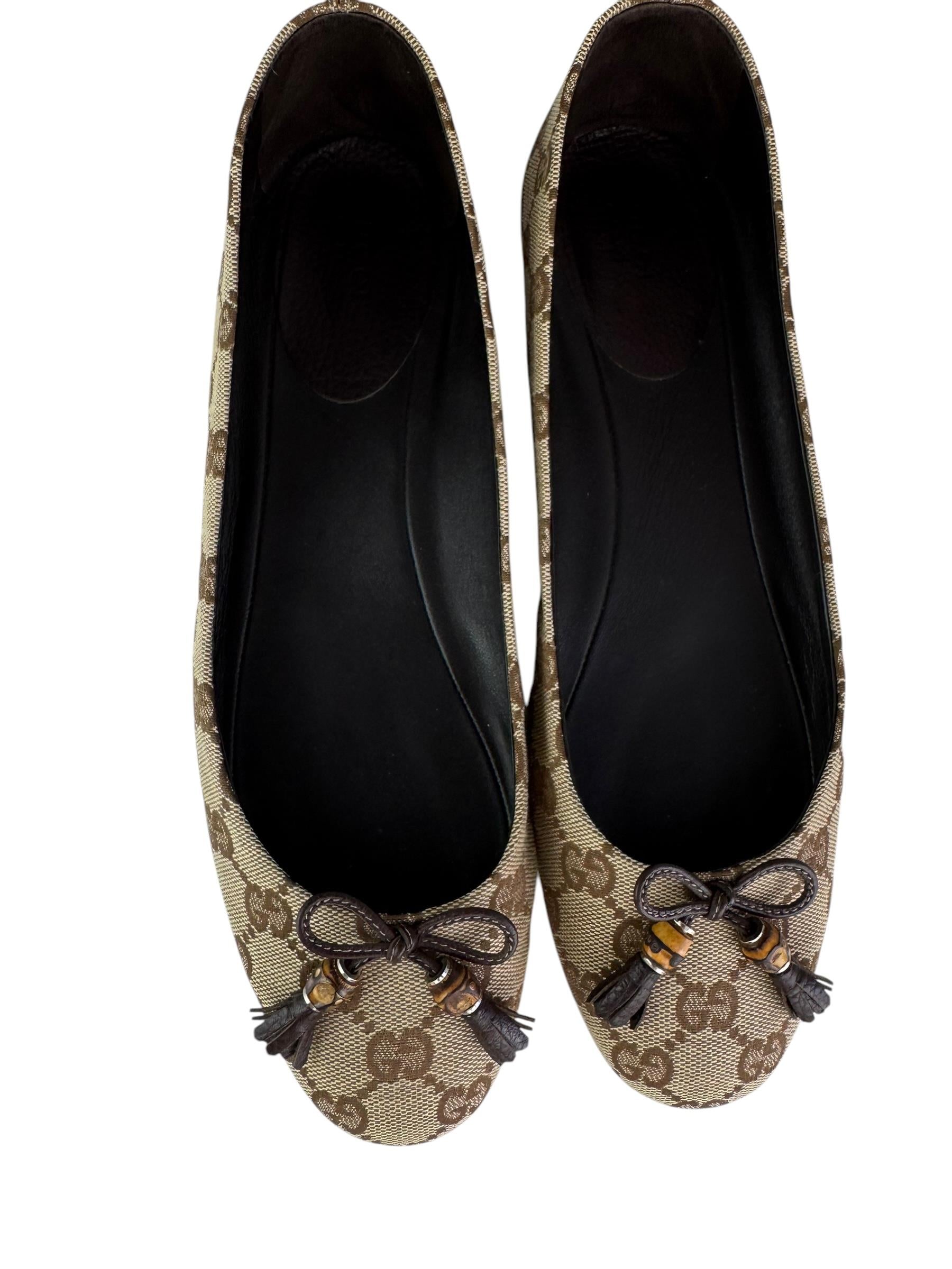 GUCCI GG BALLERINA FLATS