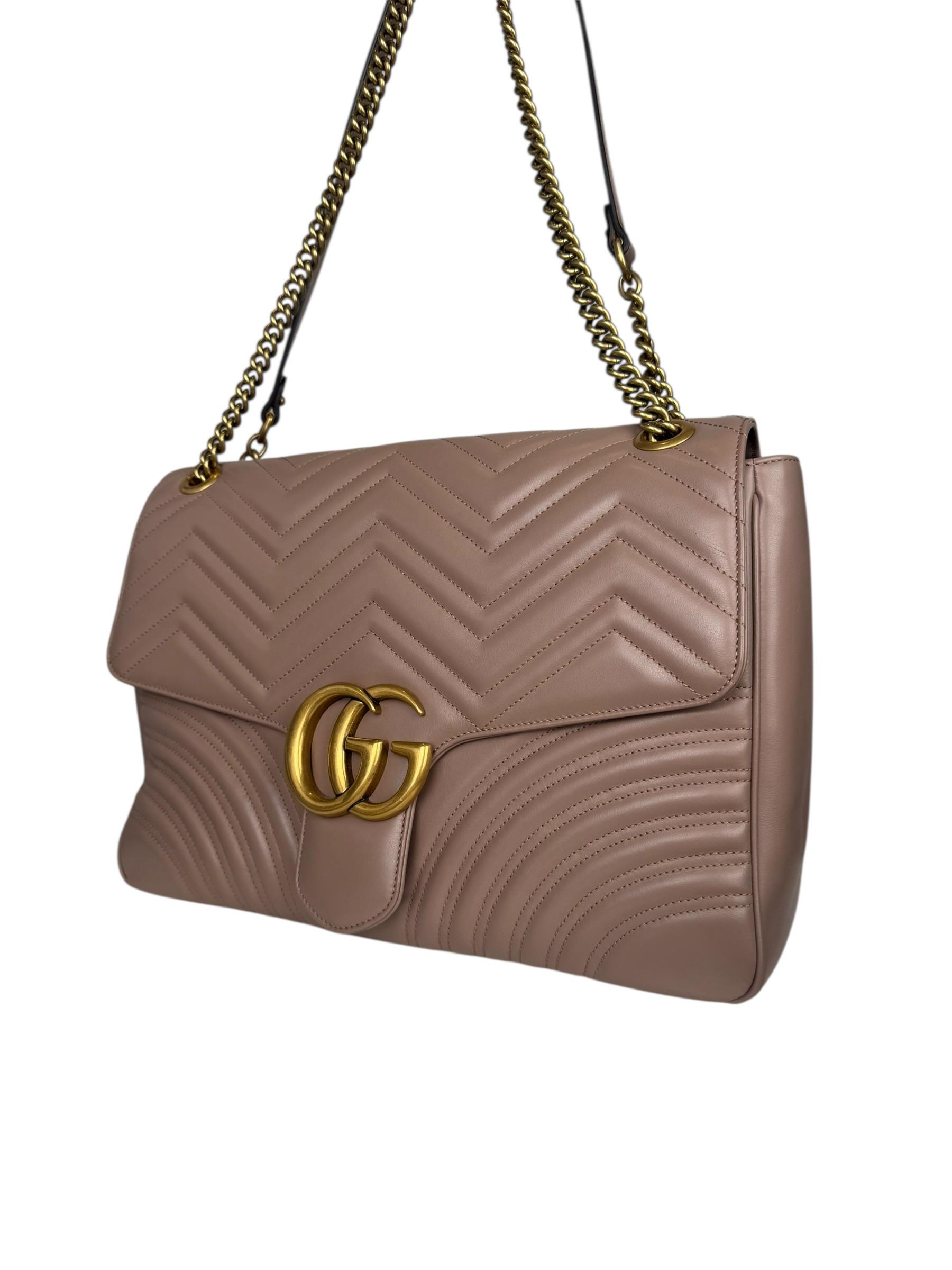 GUCCI GG BEIGE MARMONT BAG