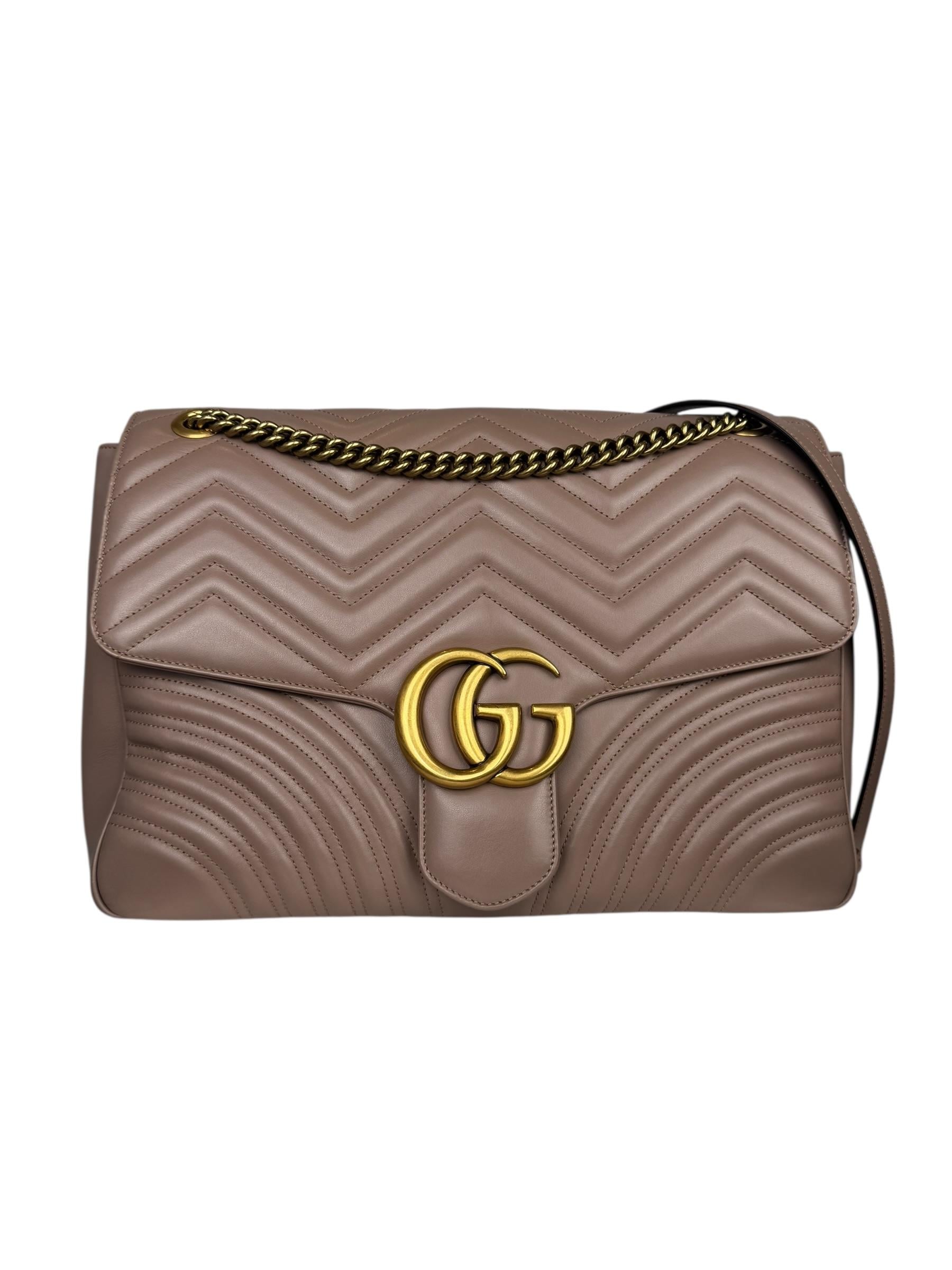 GUCCI GG BEIGE MARMONT BAG